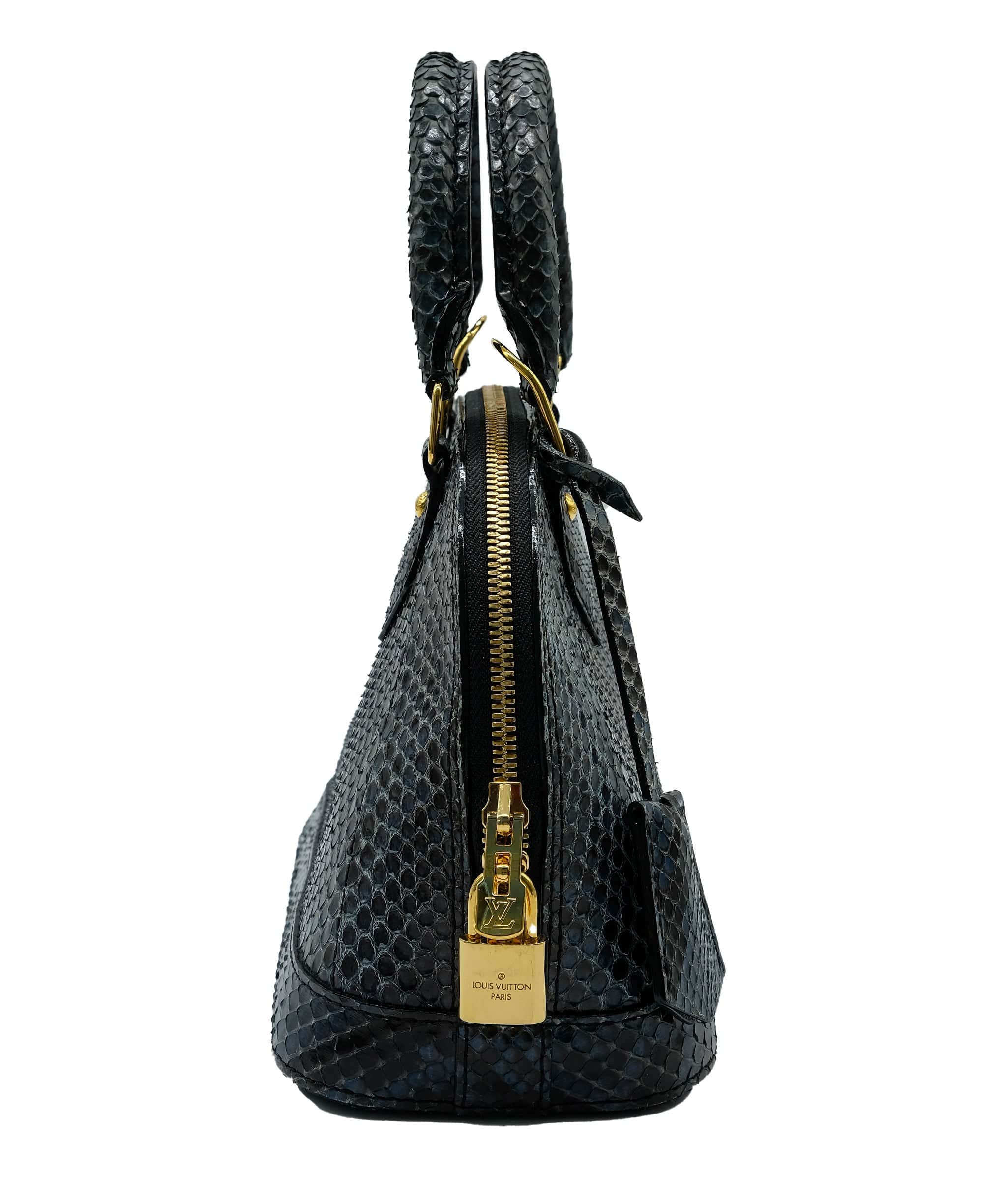 Louis Vuitton Louis Vuitton Alma Python Handbag RJC2080