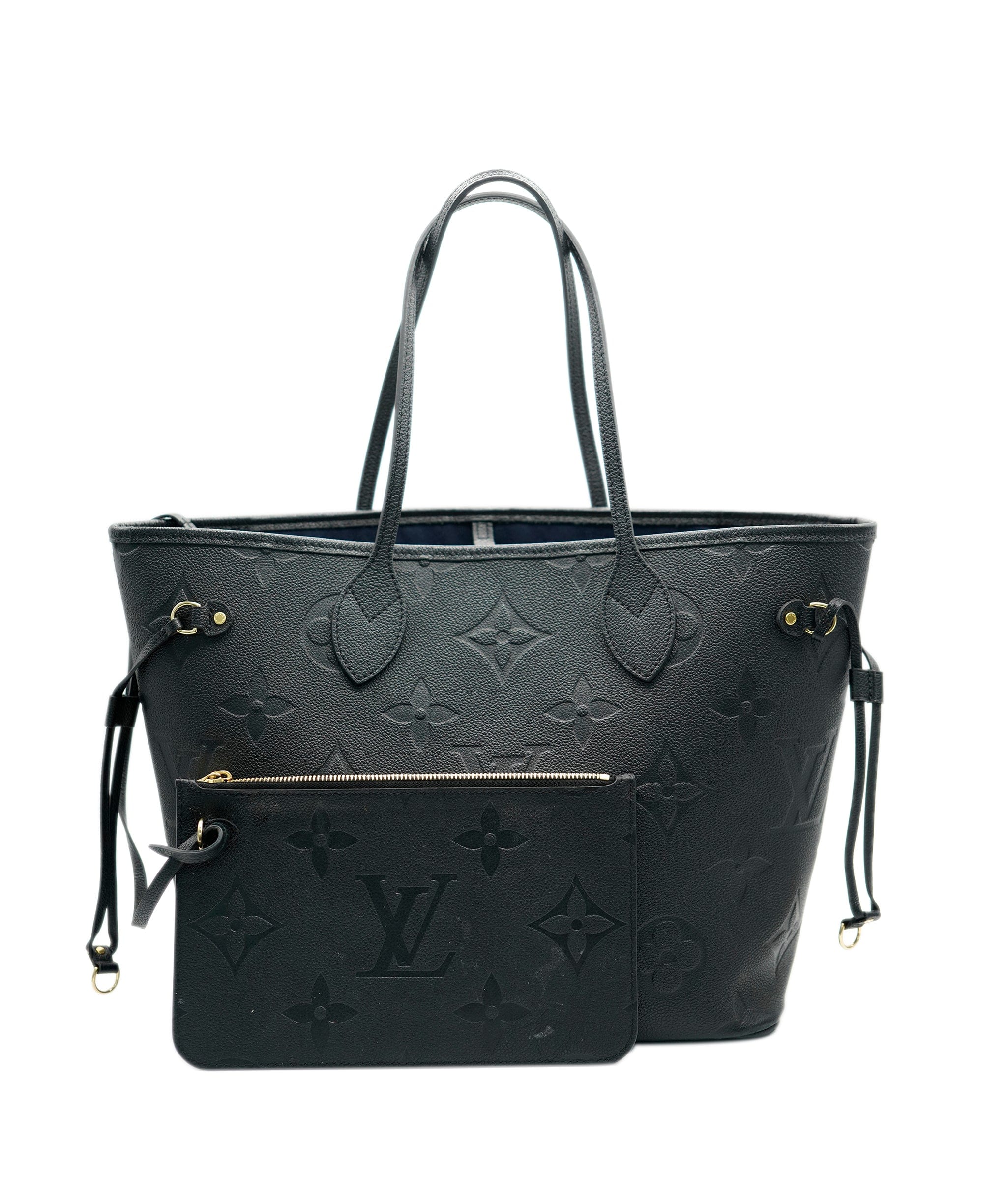 Louis Vuitton Louis Vuitton Black Empreinte Neverfull MM ASC2081