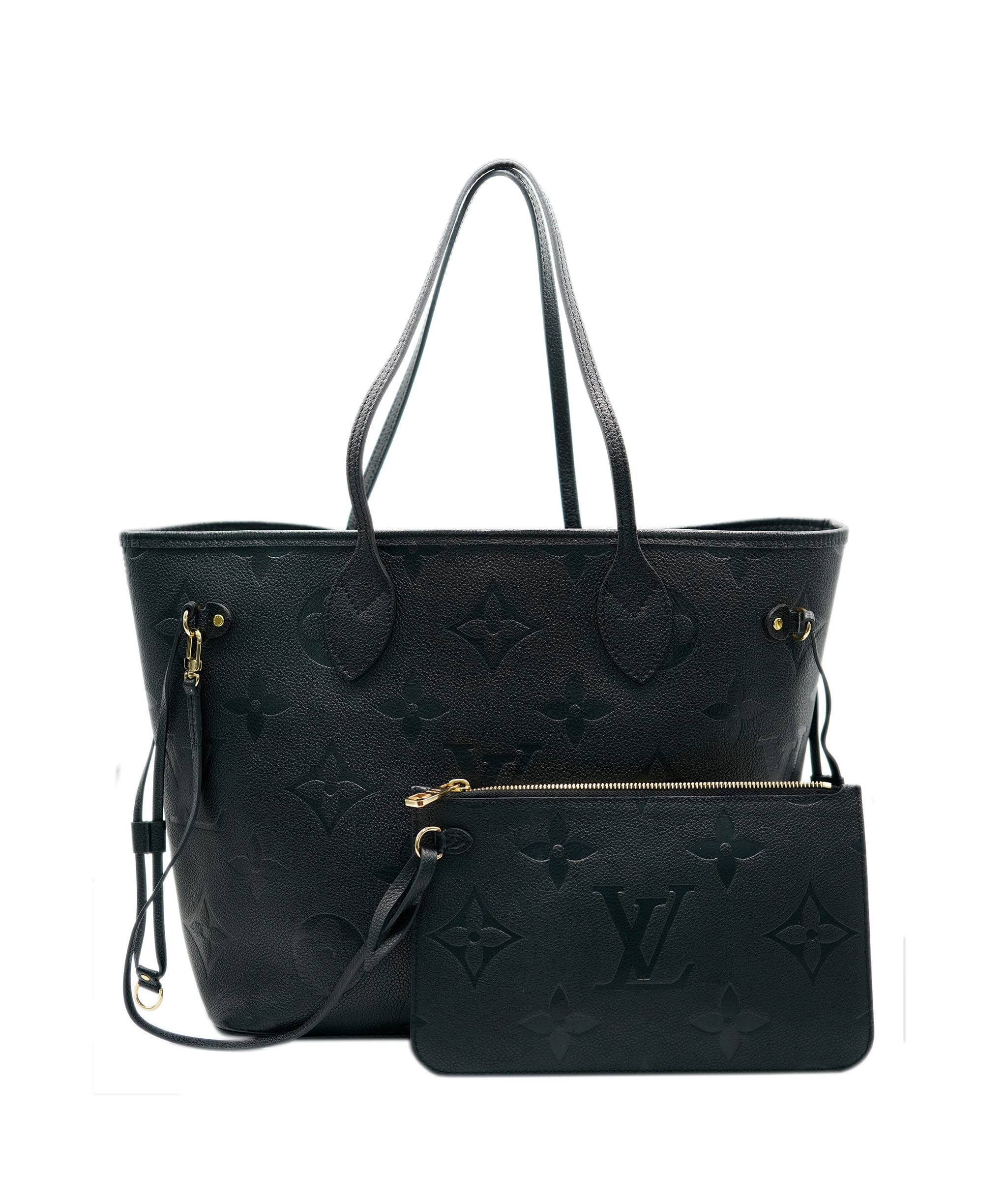 Louis Vuitton Louis Vuitton Black Empreinte Neverfull MM ASC2105