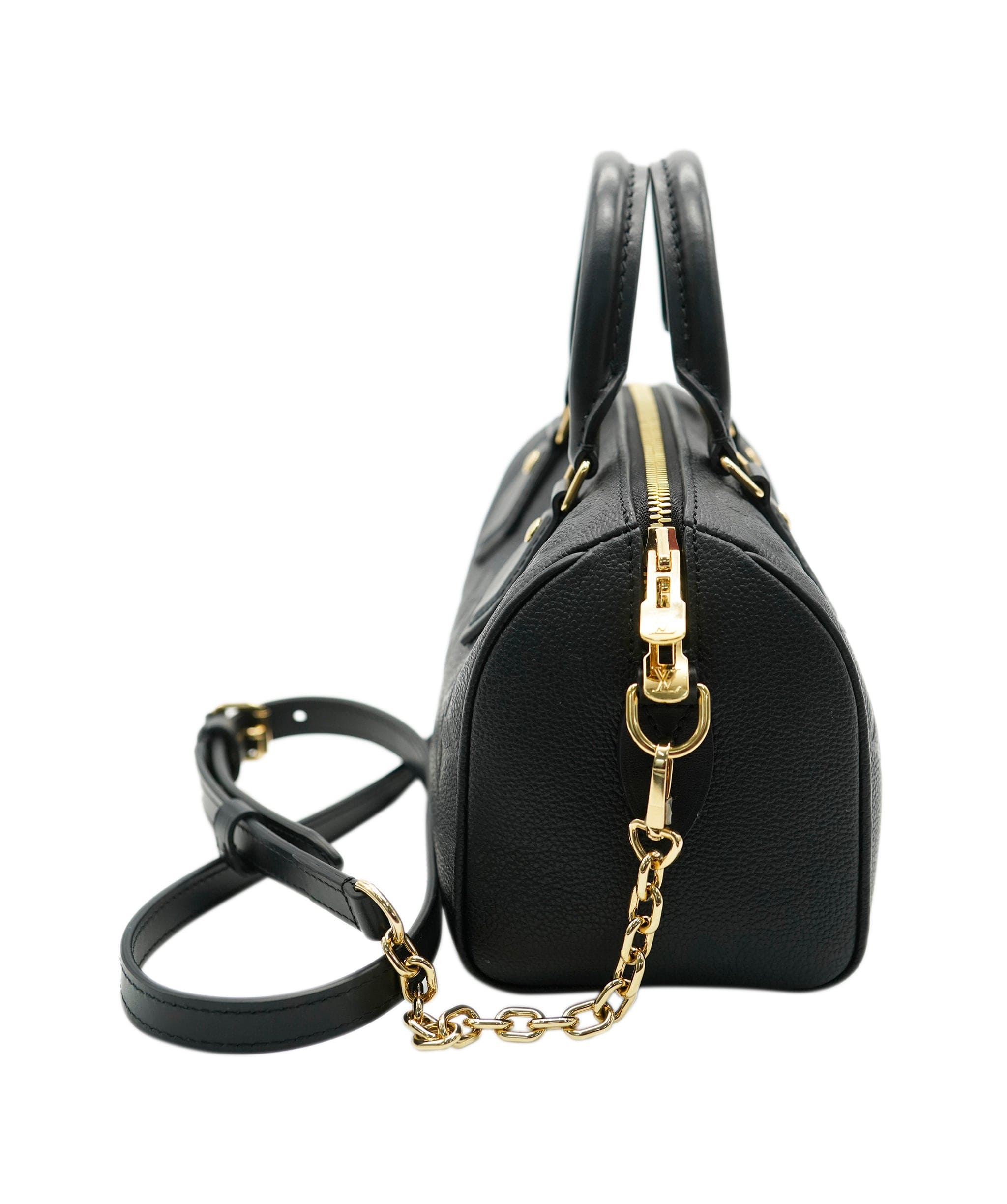 Louis Vuitton Louis Vuitton Black Monogram Giant Empriente Speedy Bandouliere 20 ABC0815