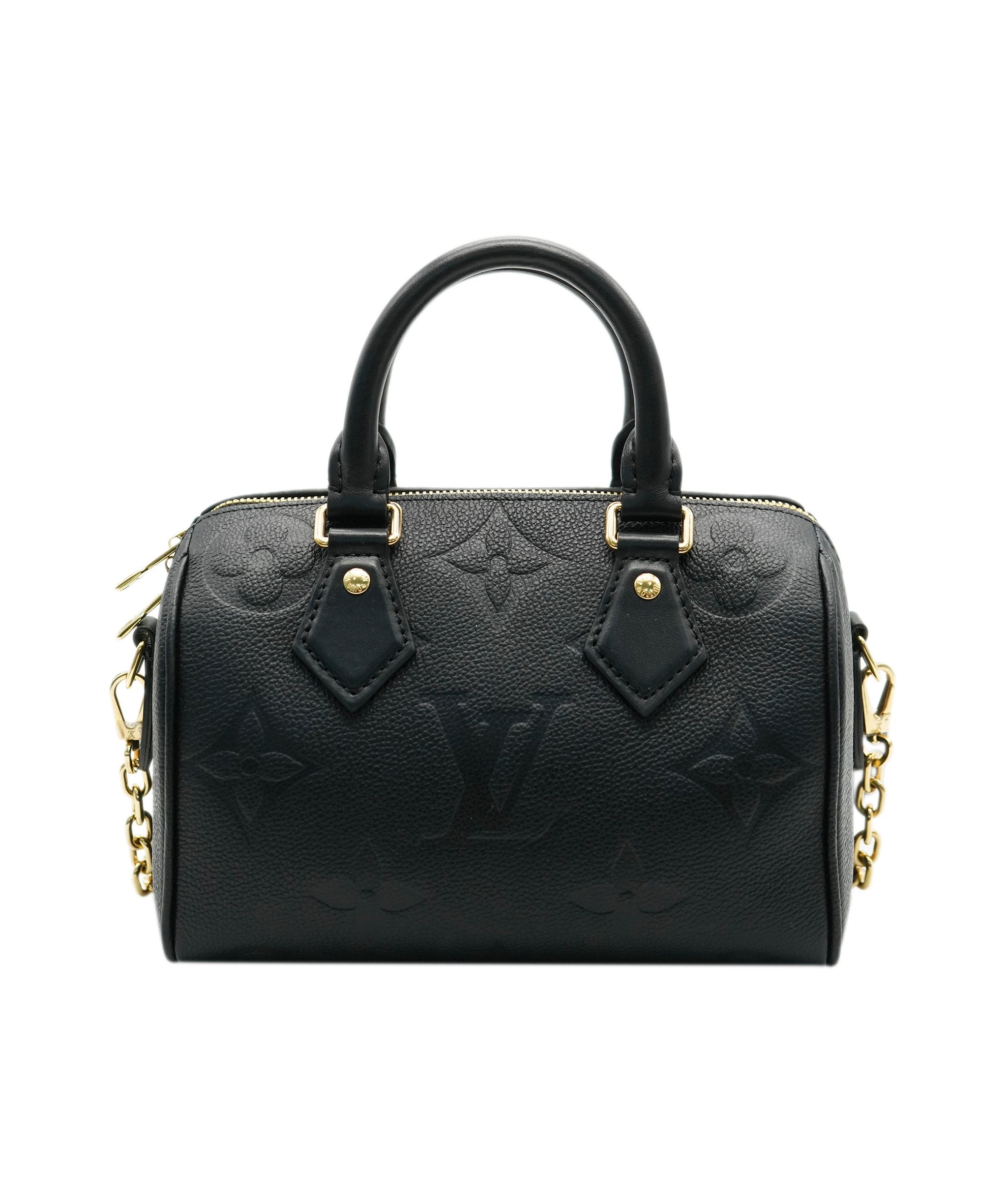 Louis Vuitton Louis Vuitton Black Monogram Giant Empriente Speedy Bandouliere 20 ABC0815