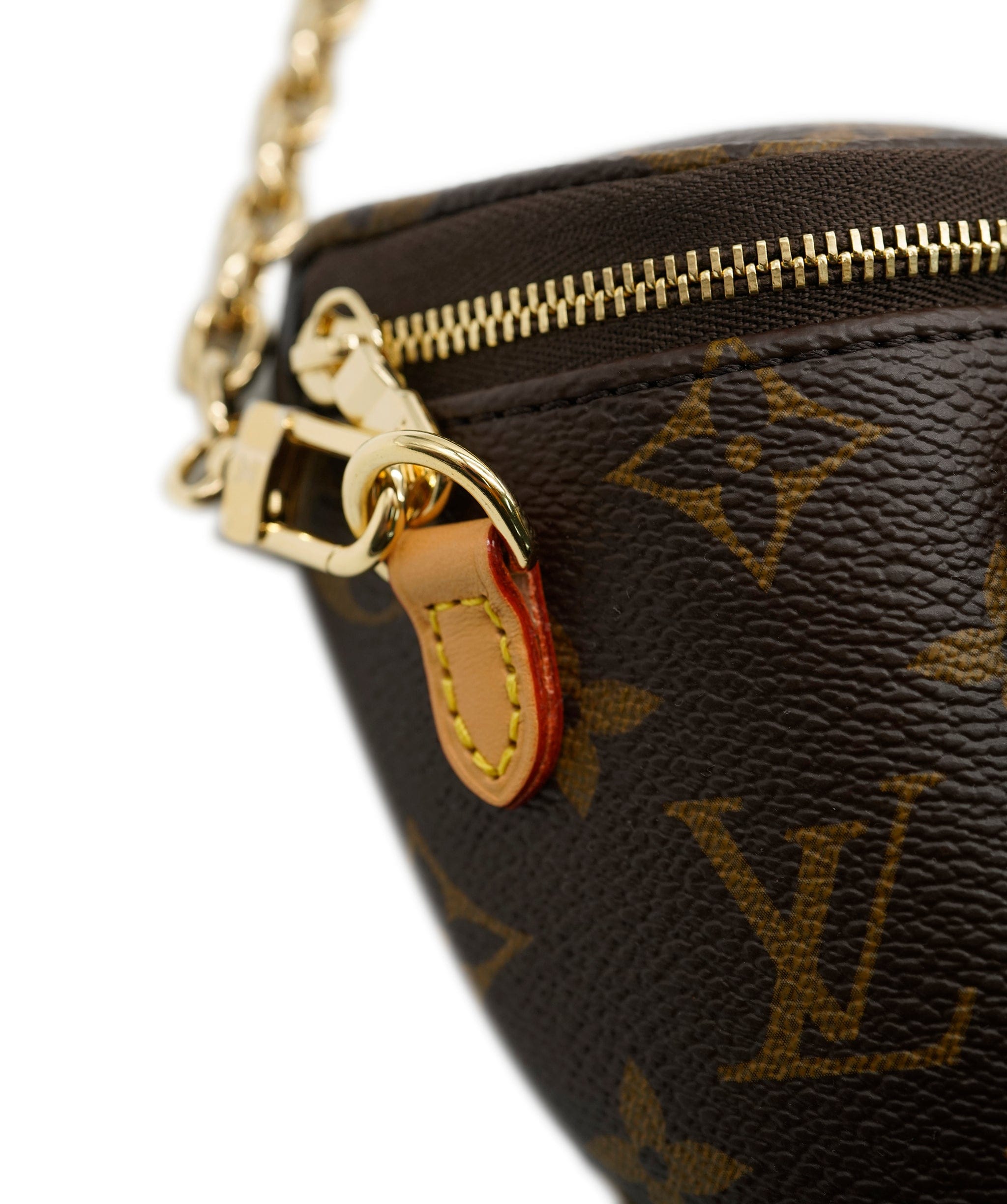 Louis Vuitton Louis Vuitton Brown Monogram Canvas Mini Bumbag ABC0487