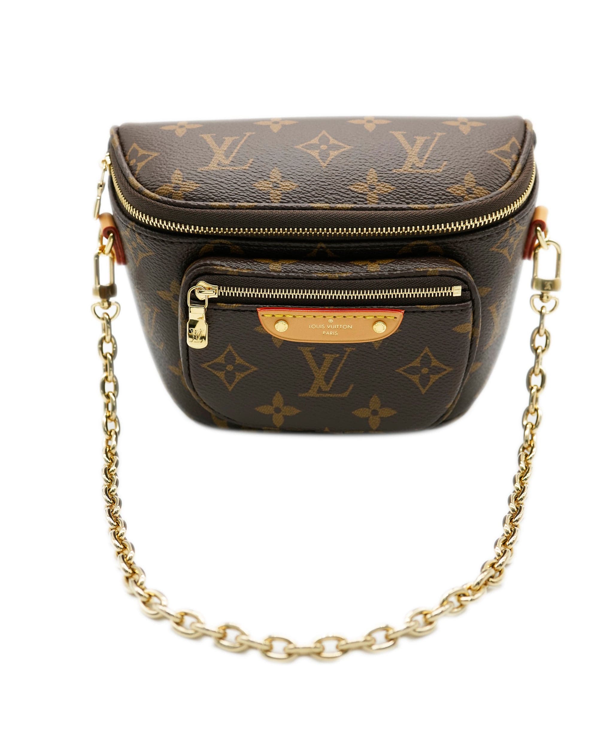 Louis Vuitton Louis Vuitton Brown Monogram Canvas Mini Bumbag ABC0487