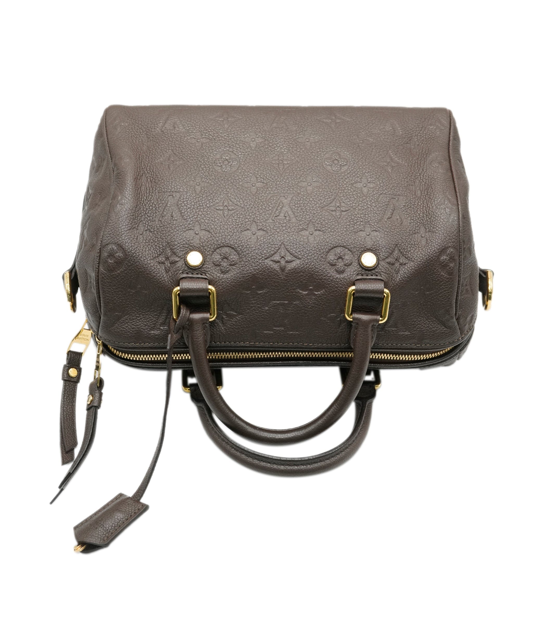 Louis Vuitton Louis Vuitton Brown Monogram Empreinte Speedy Bandouliere 25 ABC0736