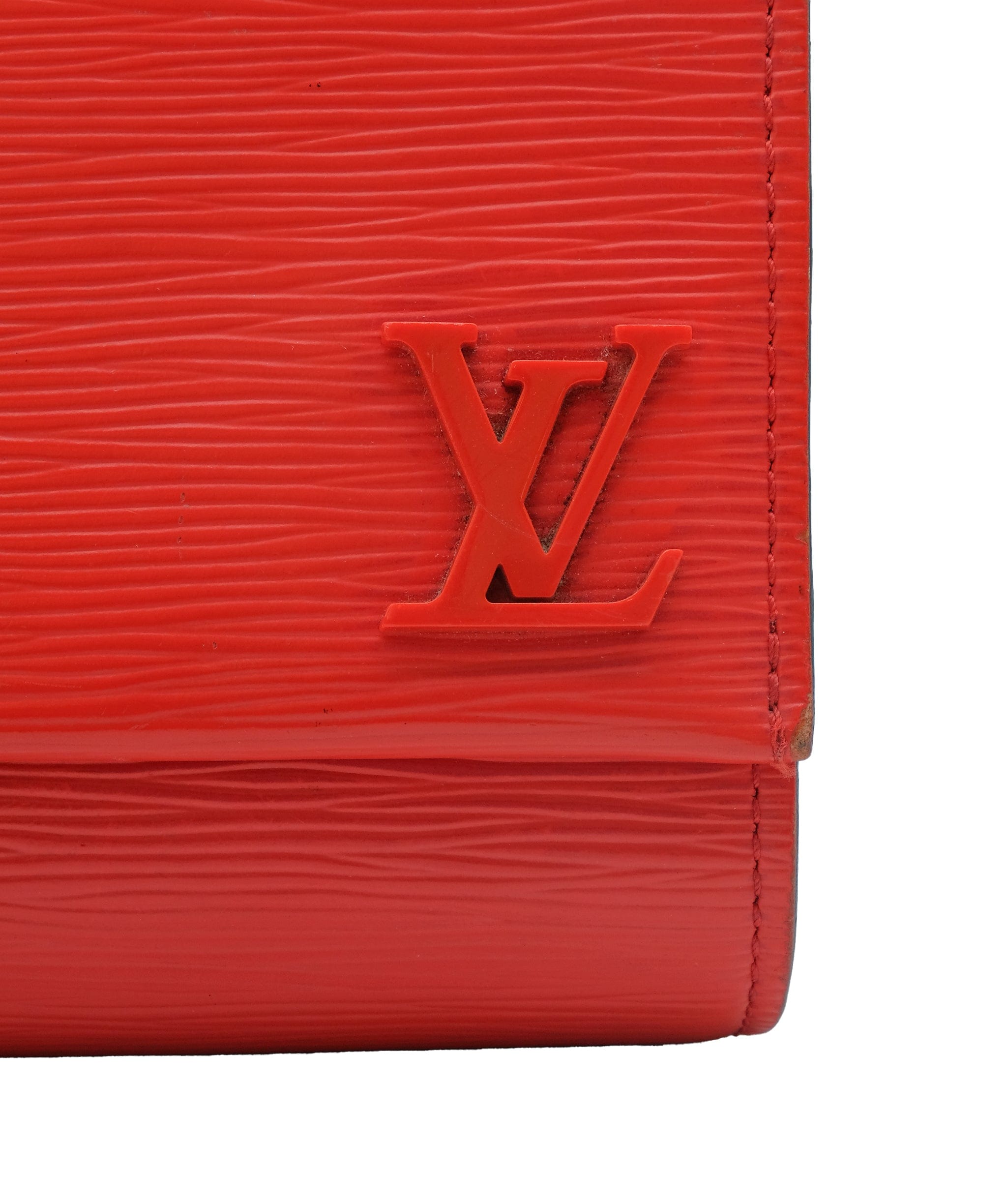 Louis Vuitton Louis Vuitton Clery Red Epi Leather ASC5302