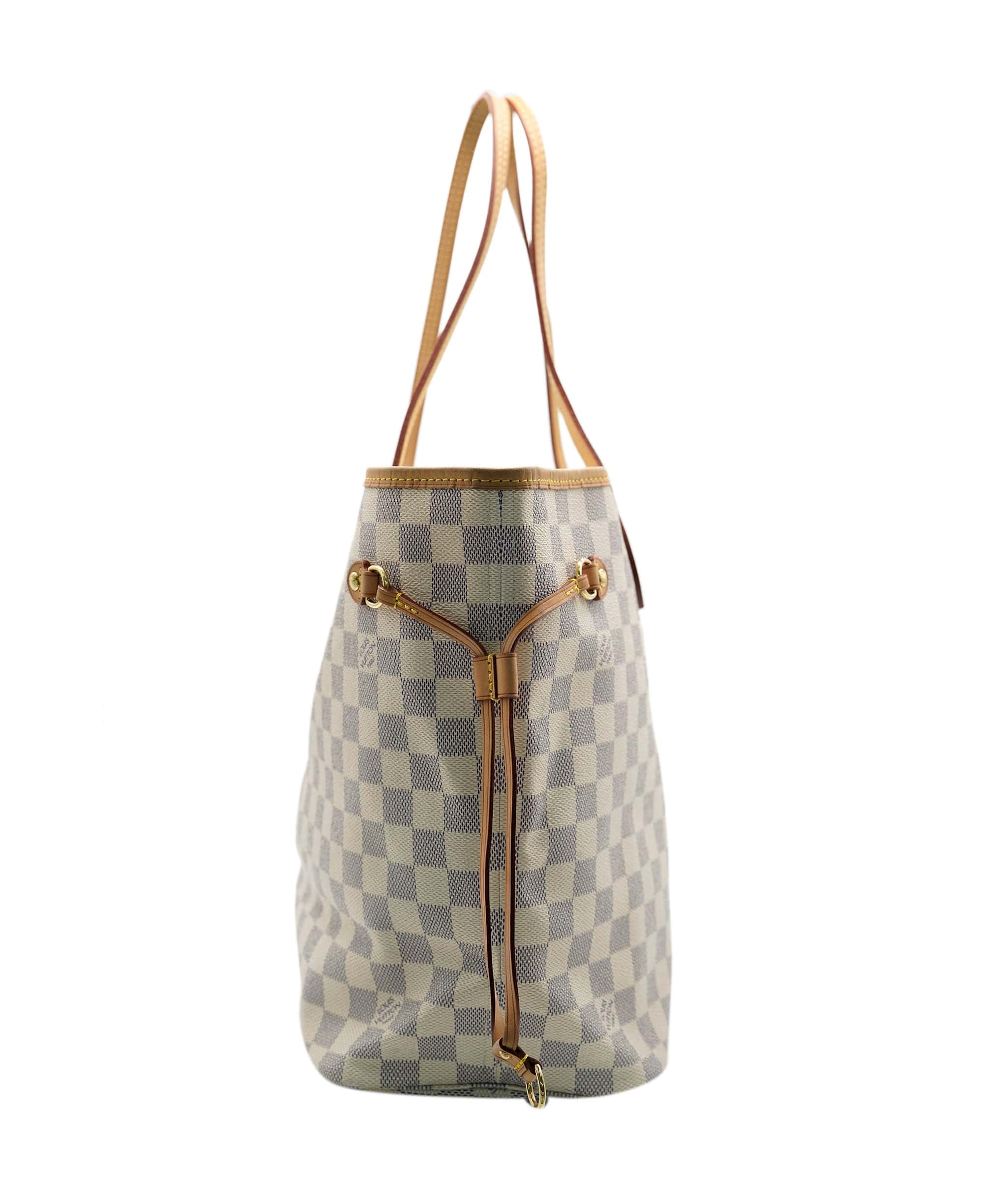 Louis Vuitton Louis Vuitton Damier Azur Canvas Neverfull MM ASC4196