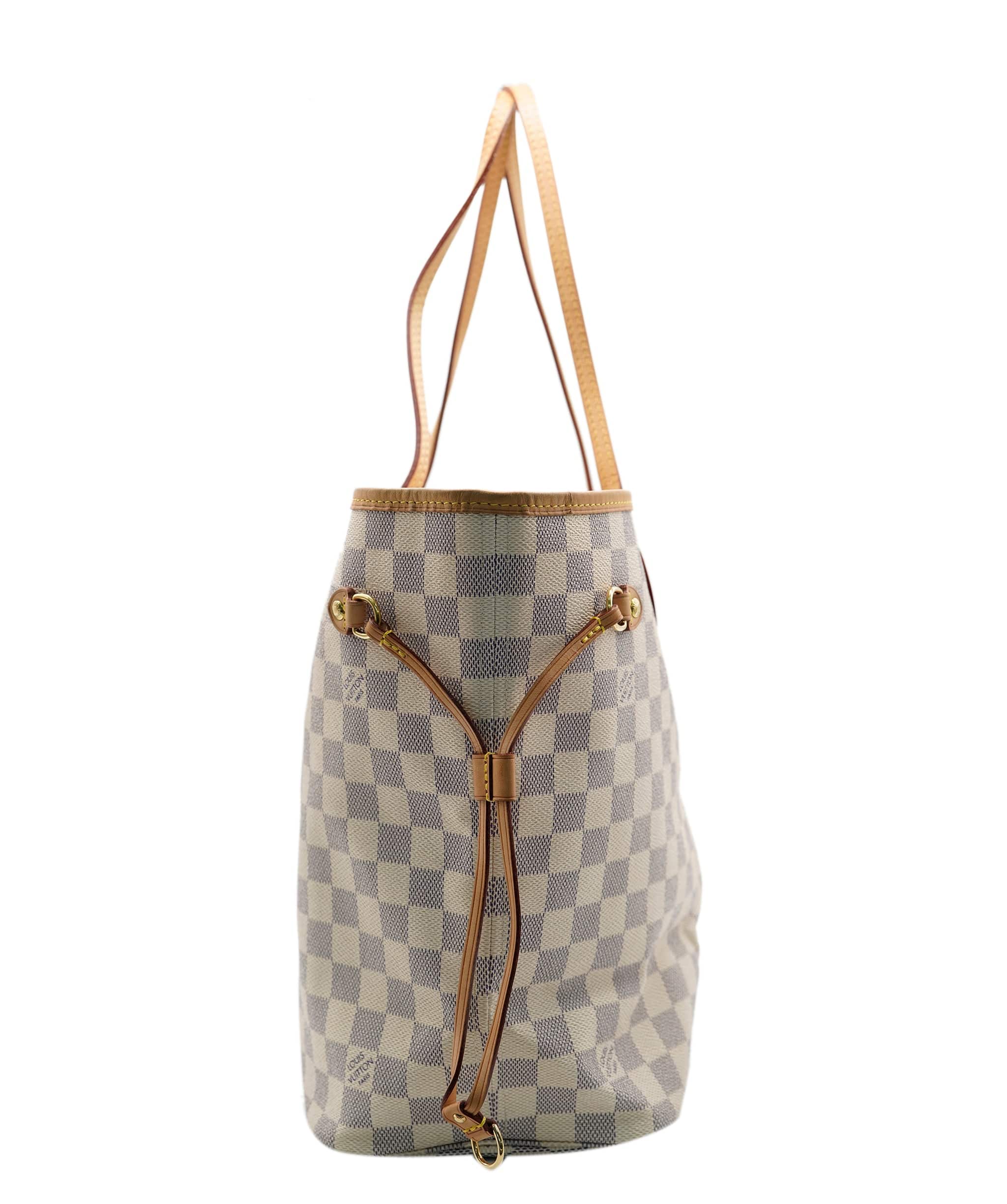 Louis Vuitton Louis Vuitton Damier Azur Canvas Neverfull MM ASC4196