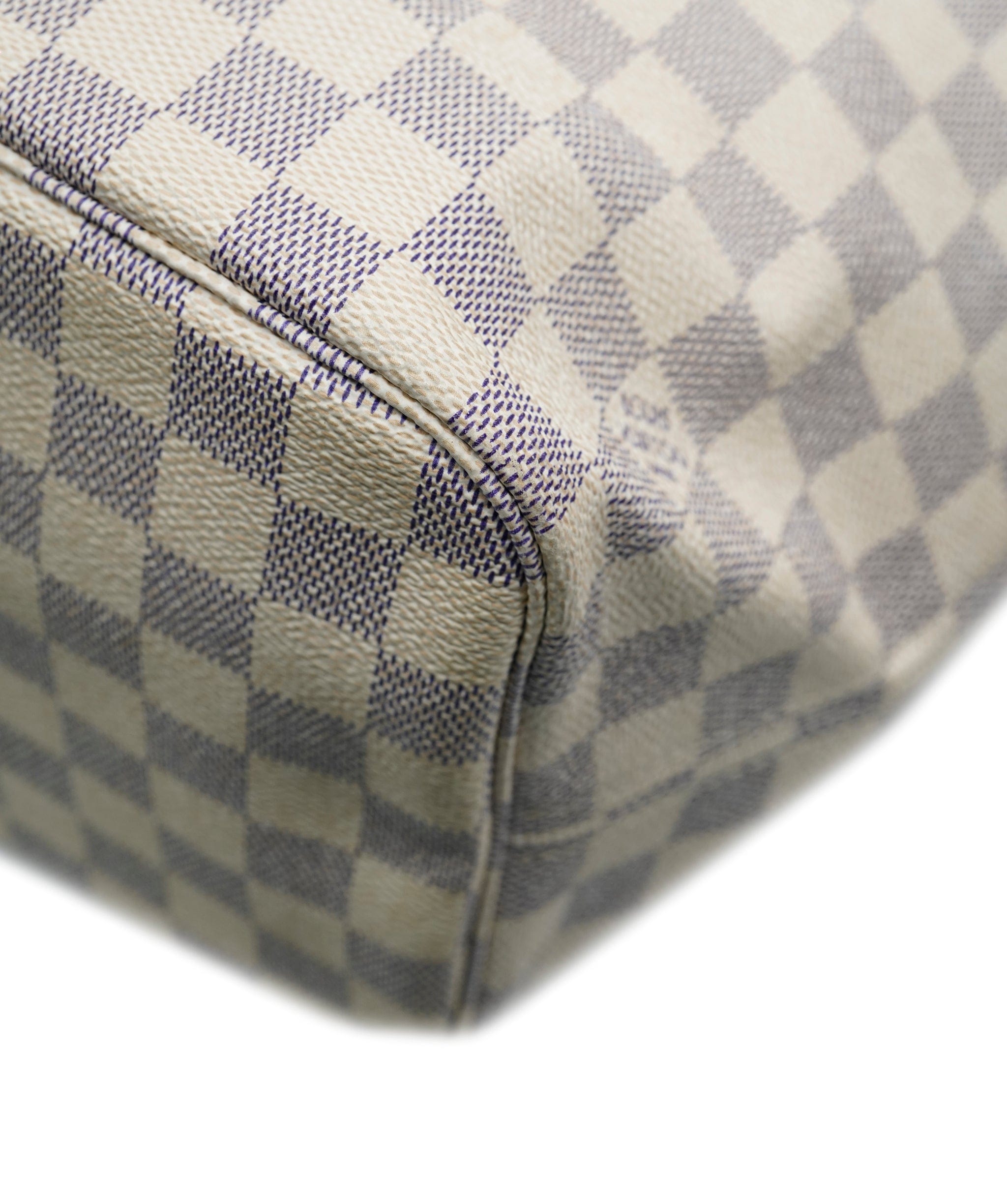 Louis Vuitton Louis Vuitton Damier Azur Canvas Neverfull MM ASC4196