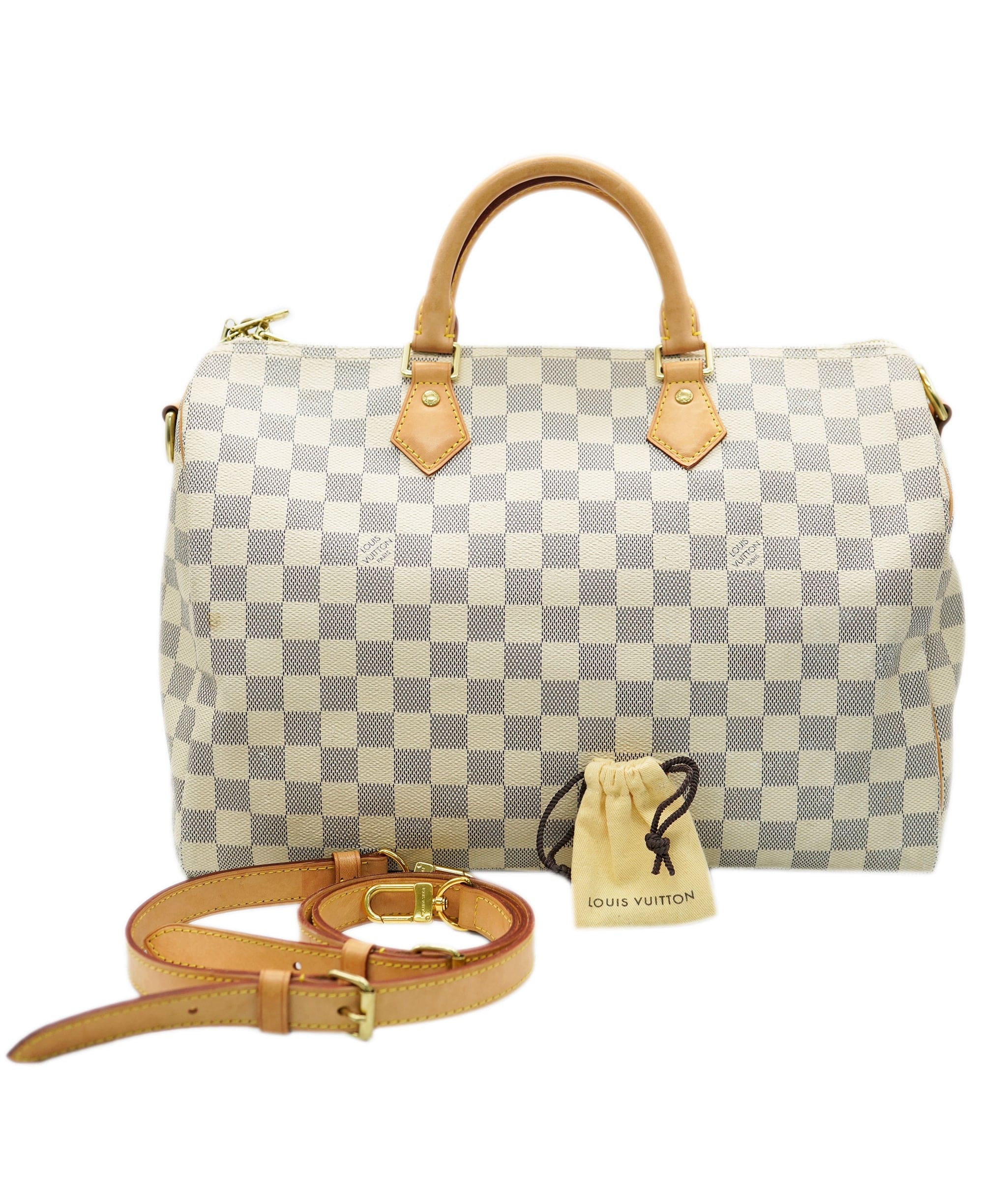 Louis Vuitton Louis Vuitton Damier Azur Canvas Speedy Bandouliere 30 ABC0923