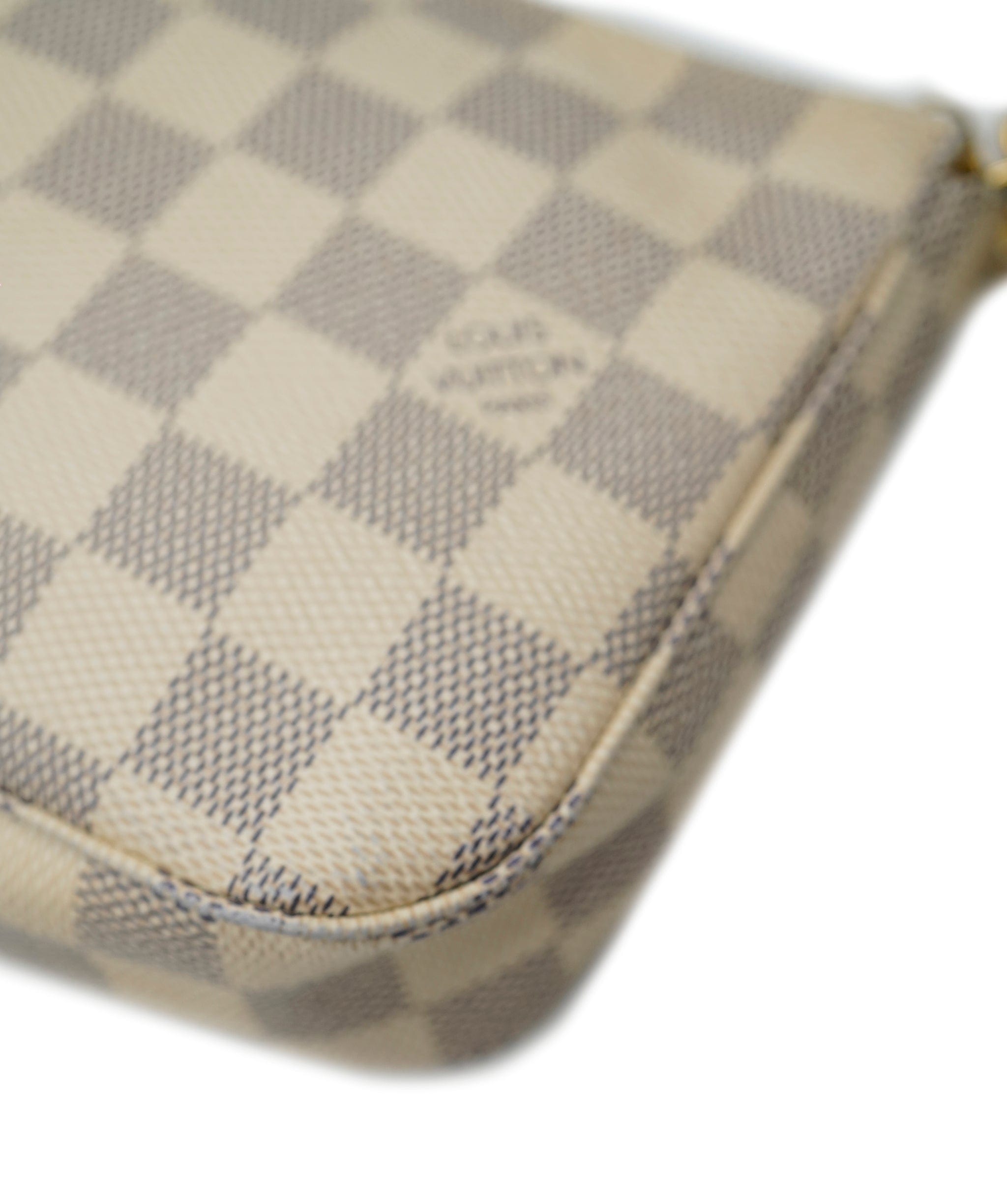 Louis Vuitton Louis Vuitton Damier Azur Coated Canvas Pochette Accessories ABC0915