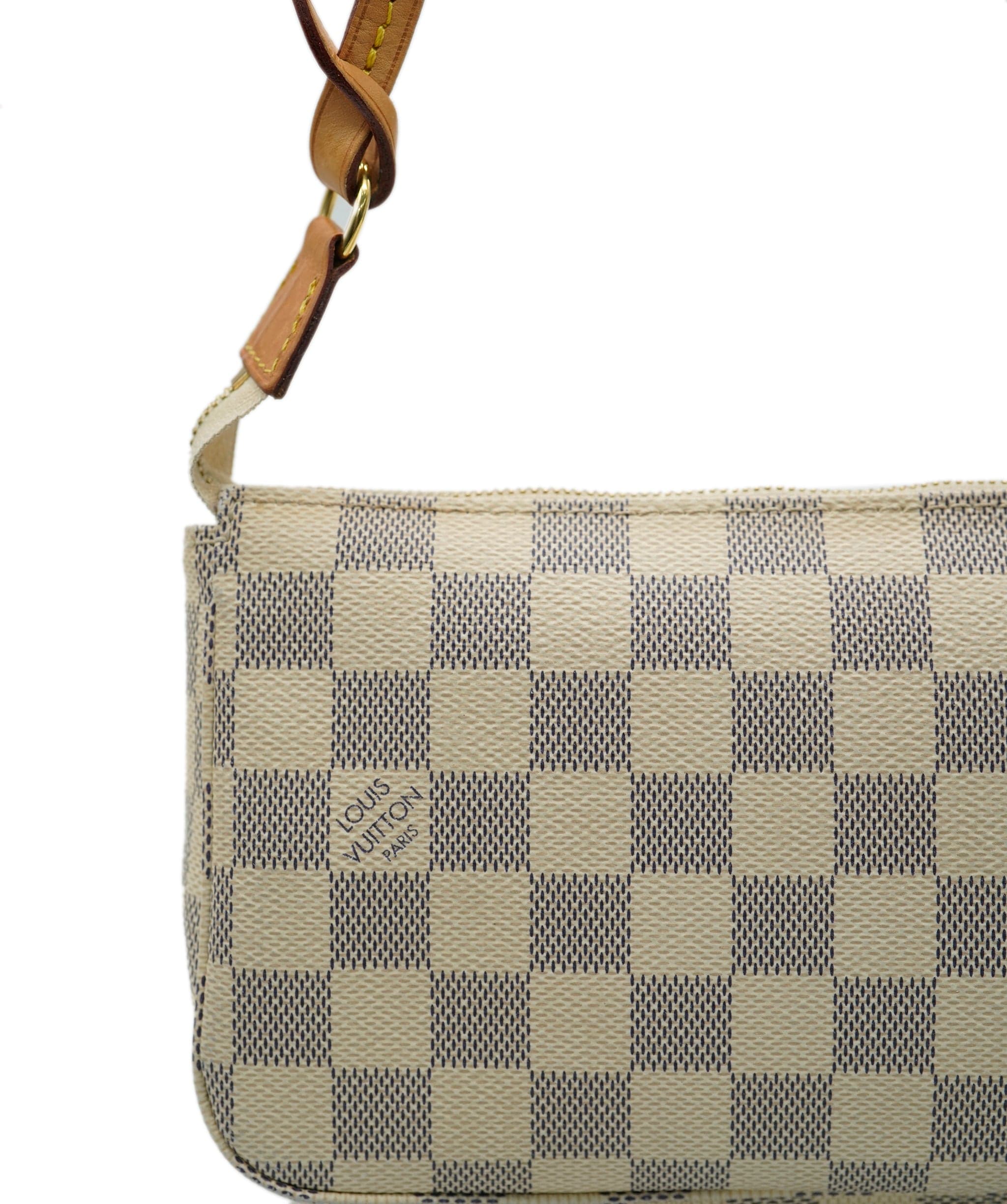 Louis Vuitton Louis Vuitton Damier Azur Coated Canvas Pochette Accessories ABC0915