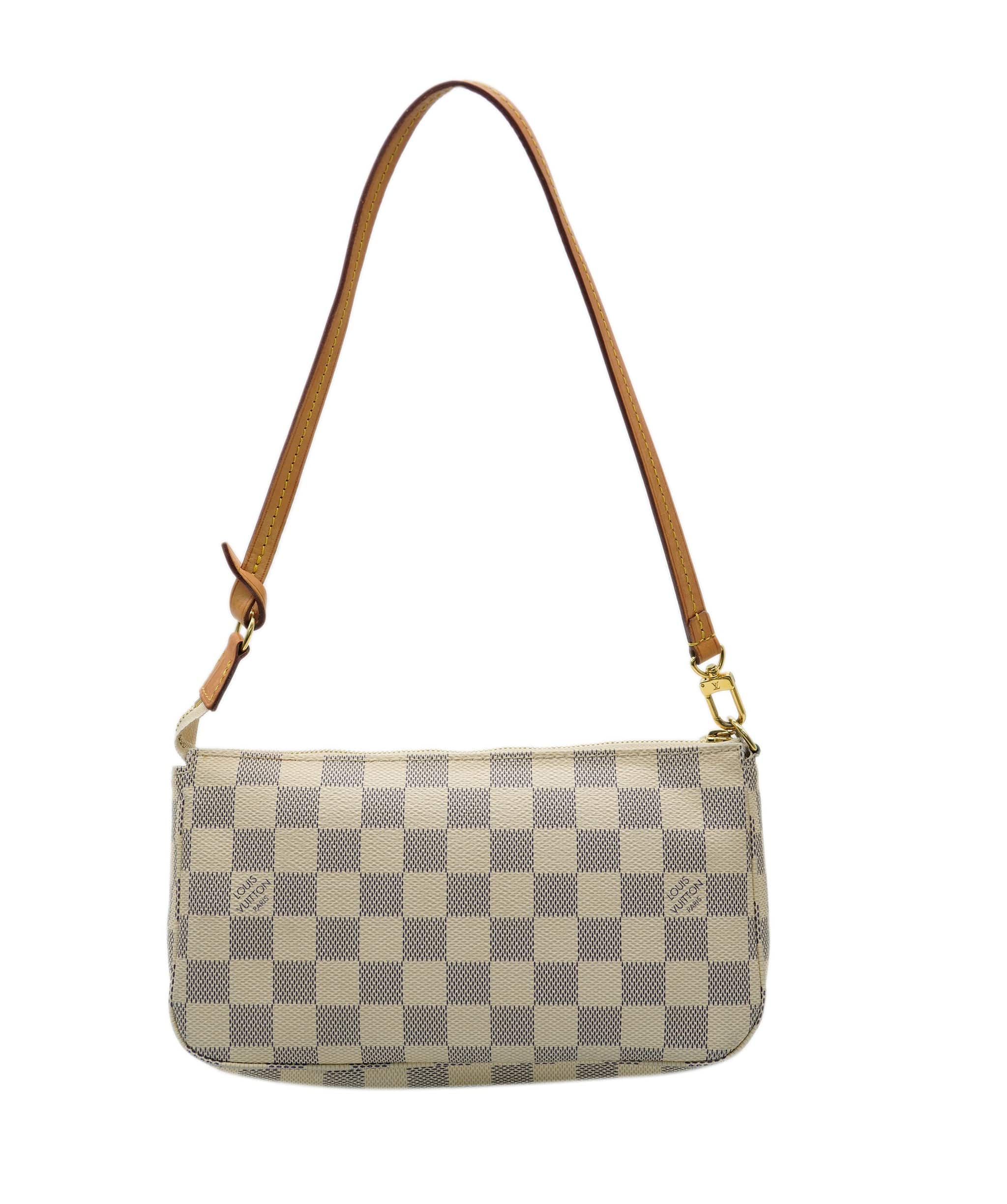 Louis Vuitton Louis Vuitton Damier Azur Coated Canvas Pochette Accessories ABC0915