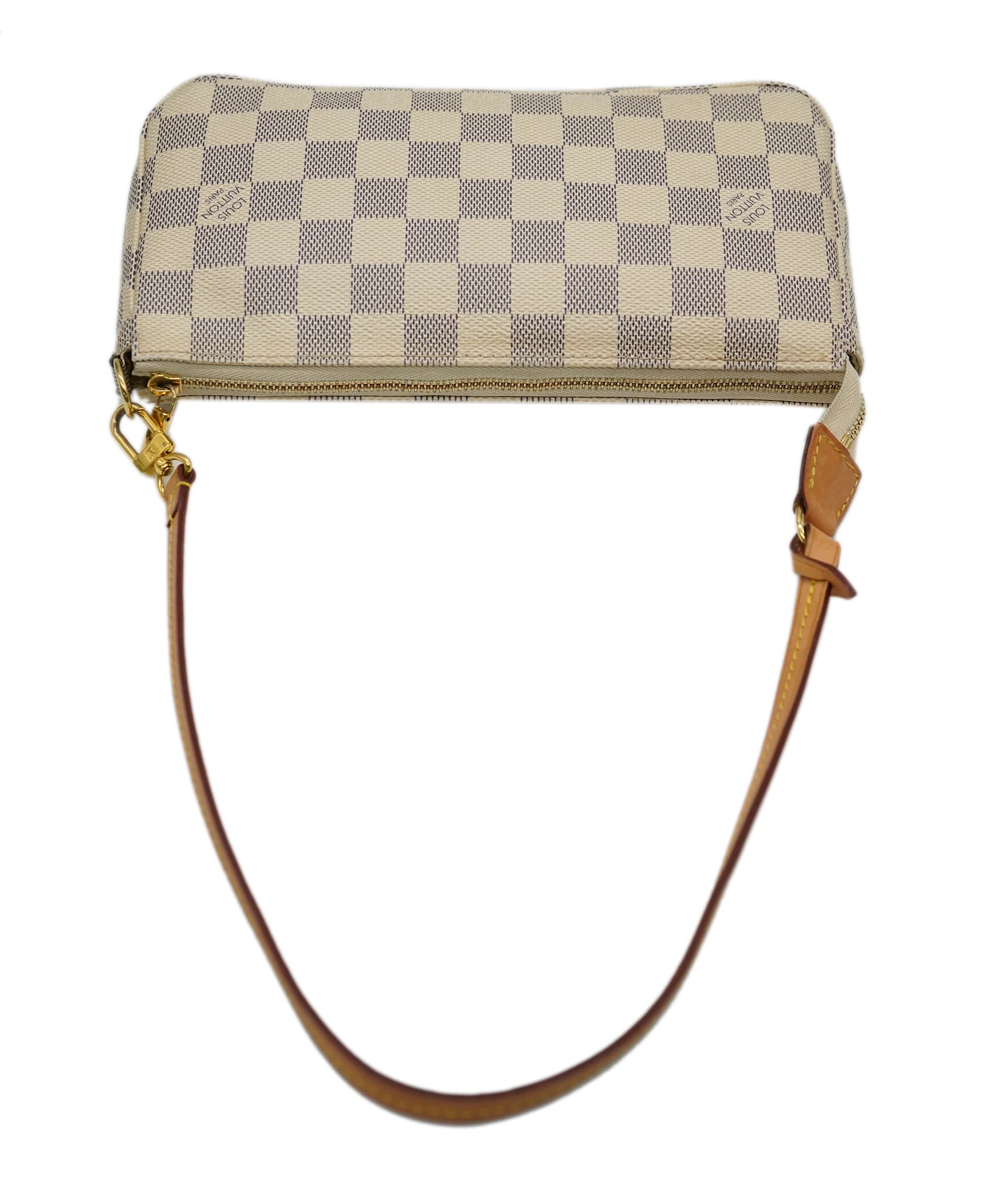 Louis Vuitton Louis Vuitton Damier Azur Coated Canvas Pochette Accessories ABC0915