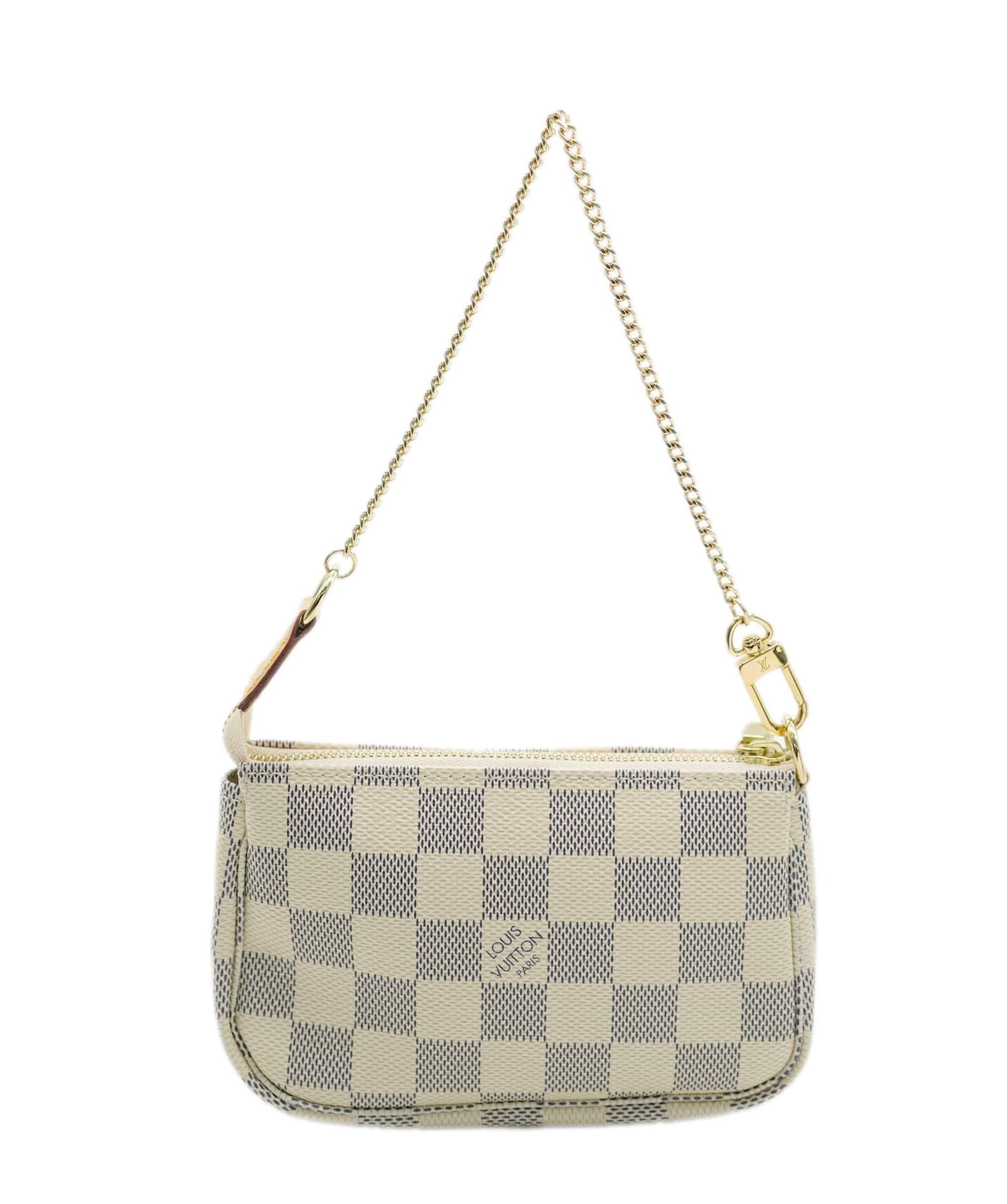 Louis Vuitton Louis Vuitton Damier Azur Mini Pochette Accessoires ABC0211