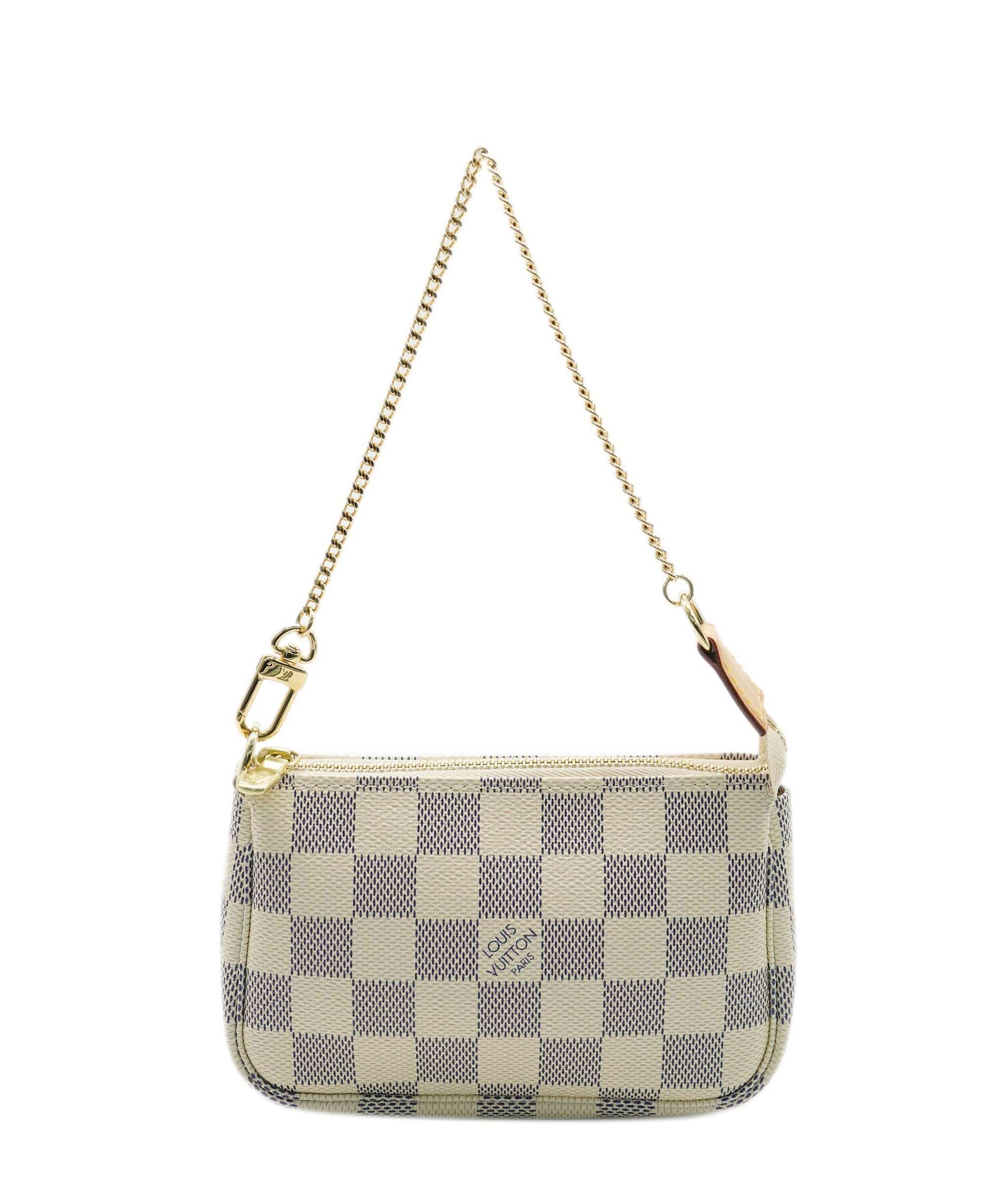 Louis Vuitton Louis Vuitton Damier Azur Mini Pochette Accessoires ABC0211