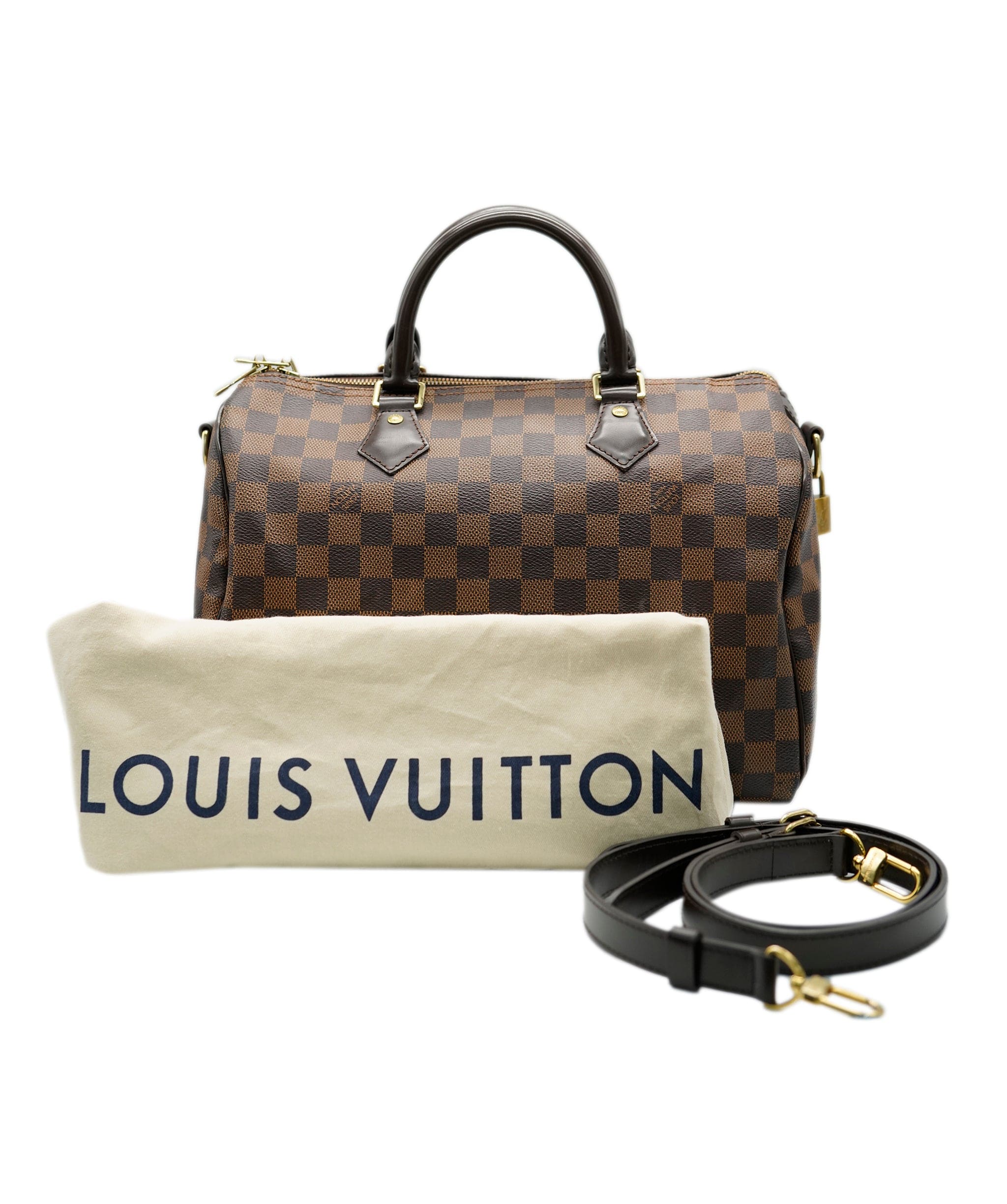 Louis Vuitton Louis Vuitton Damier Ebene Speedy Bandouliere 30 ASC2129