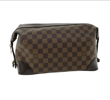 Louis Vuitton LOUIS VUITTON Damier Ebene Vaslab Wash Clutch Bag N41538 LV Auth 32757 ASC2564