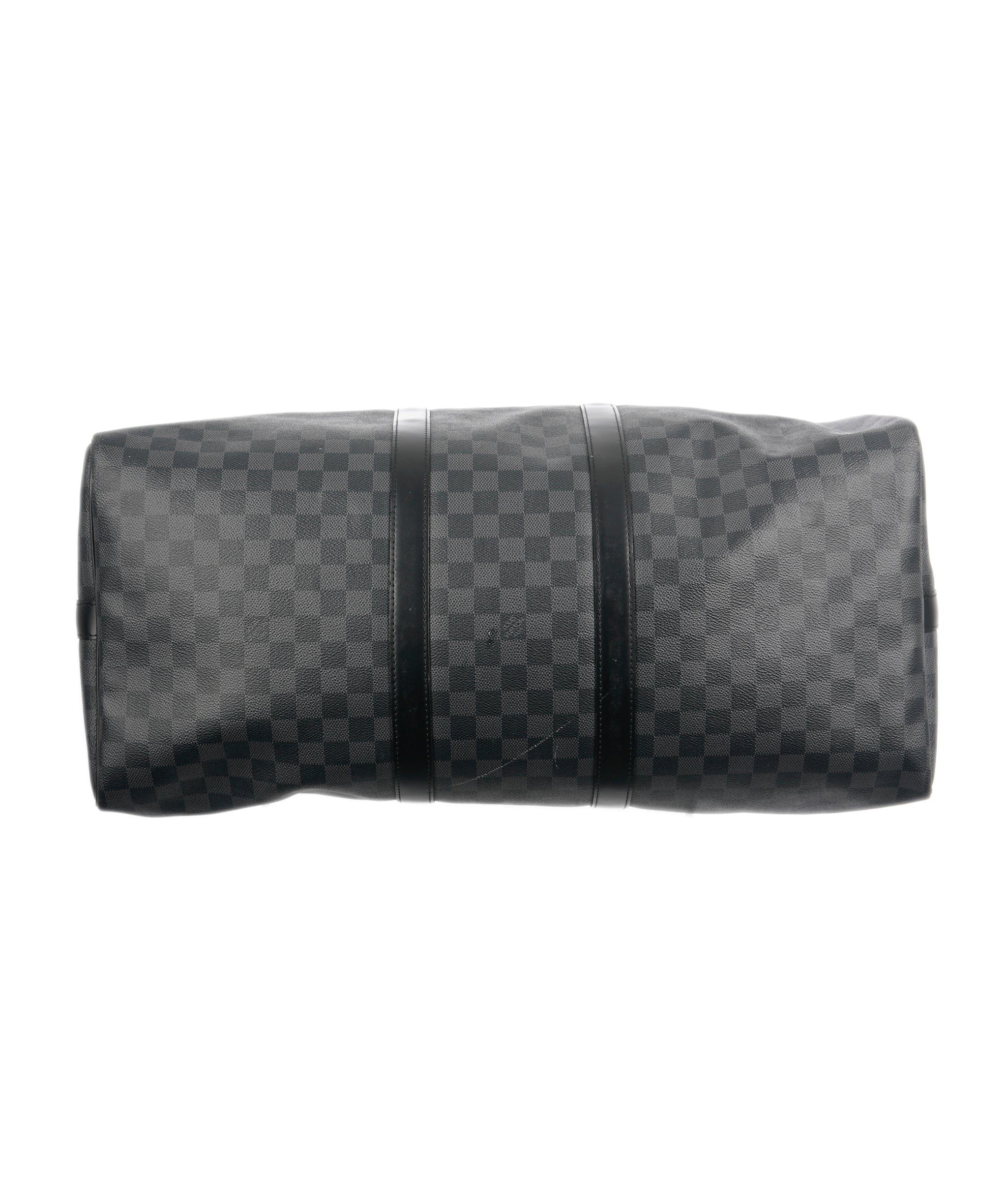 Louis Vuitton Louis Vuitton Damier Graphite Coated Canvas Keepall Bandoulière 55 ABC0411