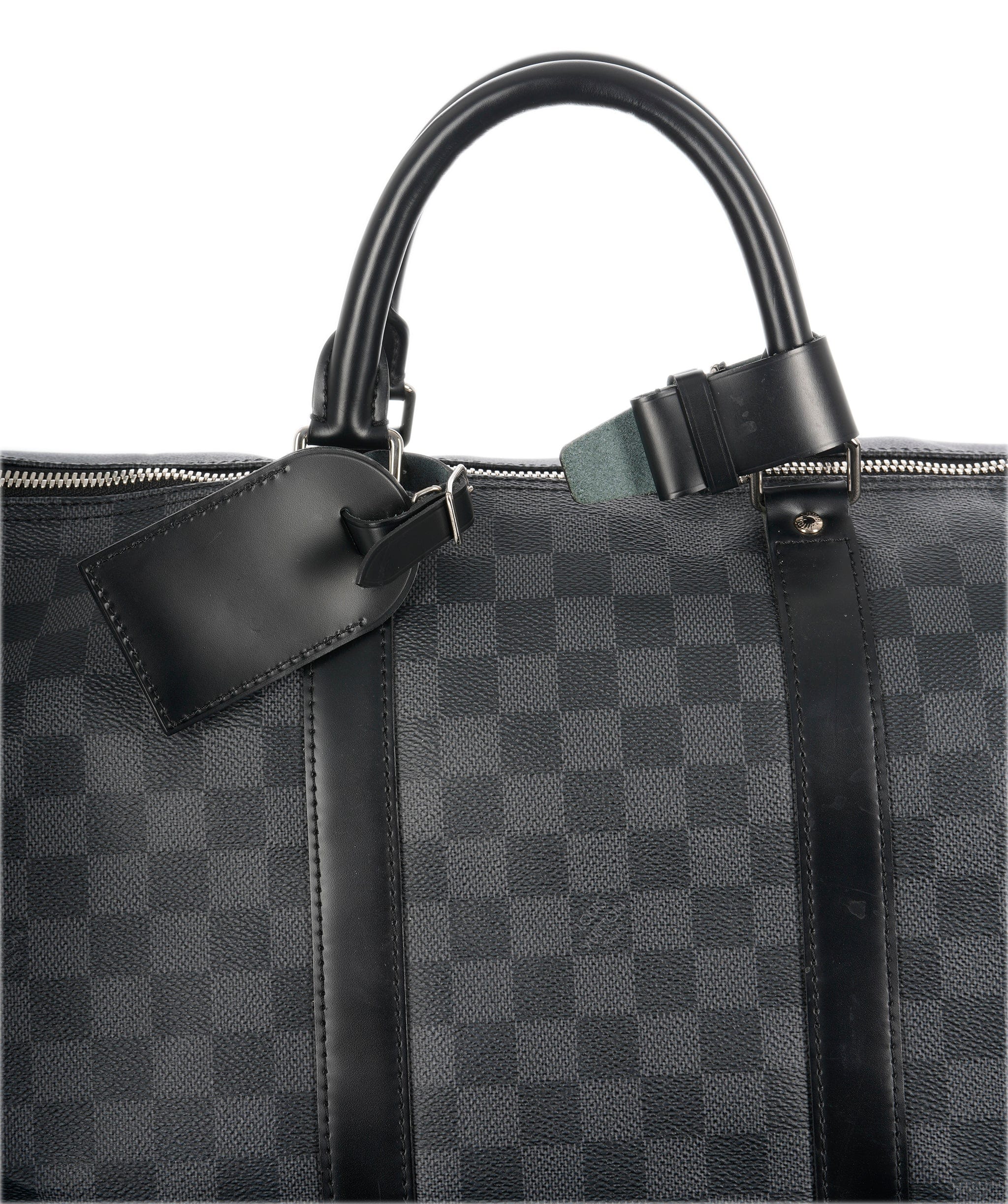 Louis Vuitton Louis Vuitton Damier Graphite Coated Canvas Keepall Bandoulière 55 ABC0411