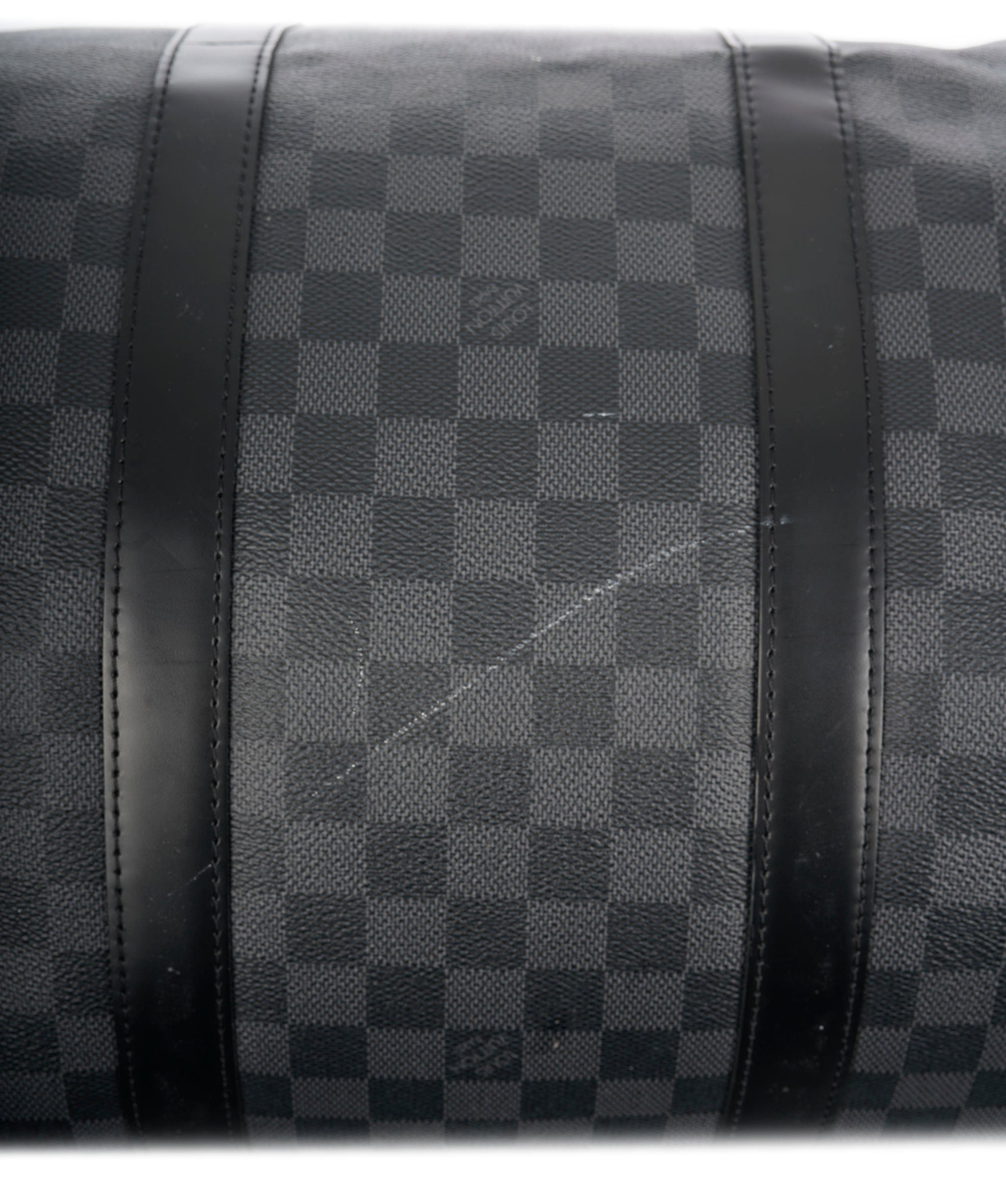 Louis Vuitton Louis Vuitton Damier Graphite Coated Canvas Keepall Bandoulière 55 ABC0411