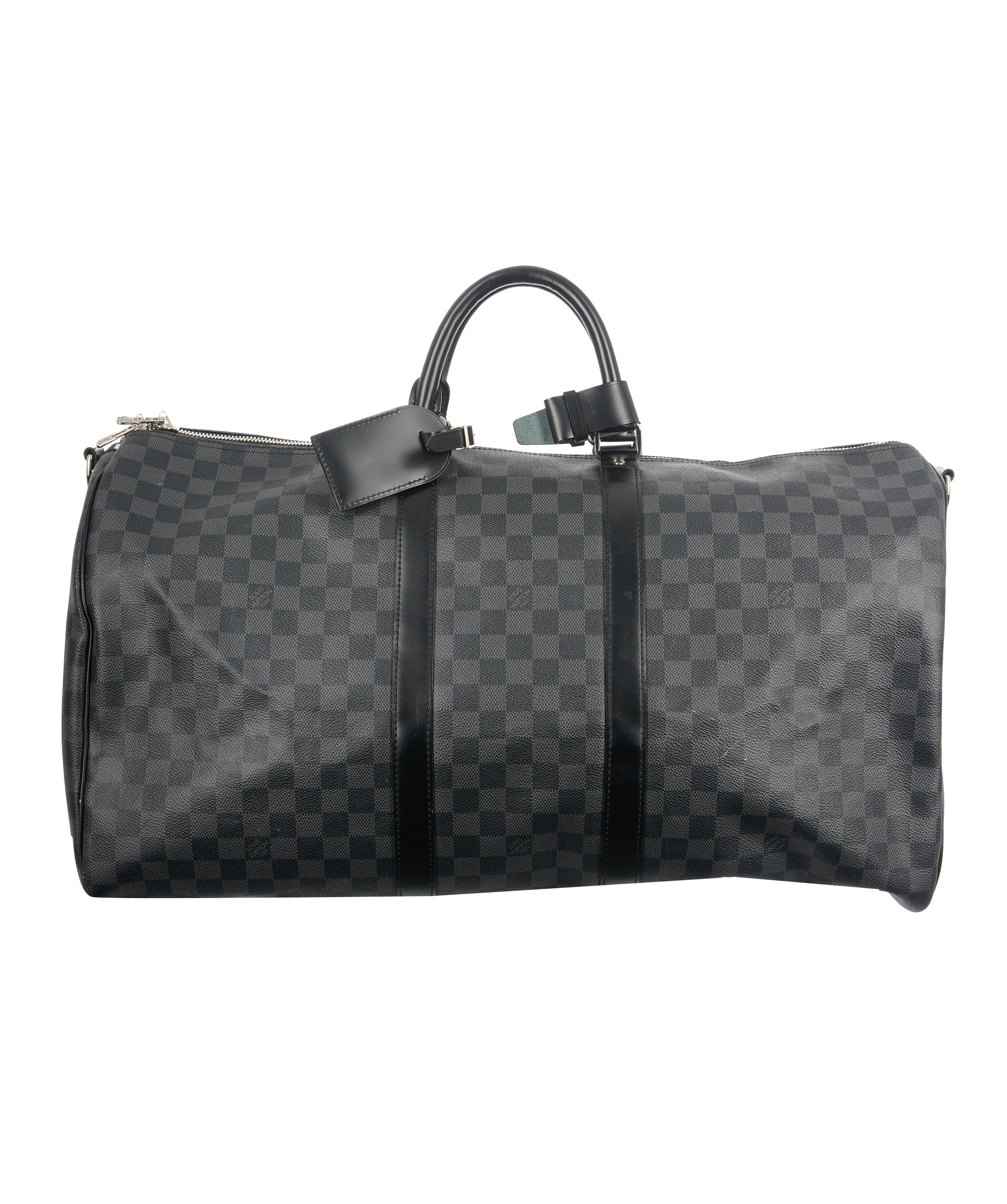 Louis Vuitton Louis Vuitton Damier Graphite Coated Canvas Keepall Bandoulière 55 ABC0411