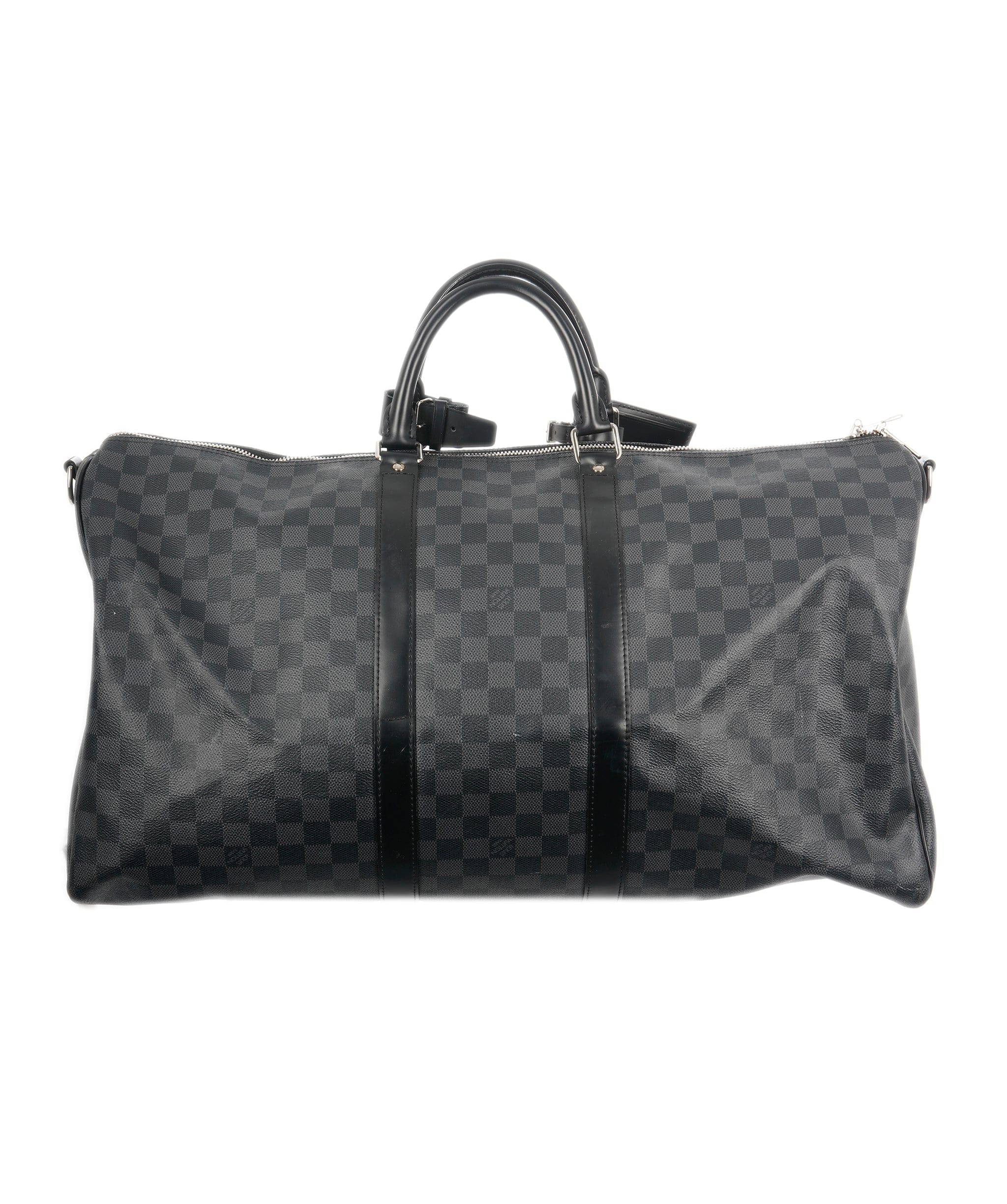 Louis Vuitton Louis Vuitton Damier Graphite Coated Canvas Keepall Bandoulière 55 ABC0411