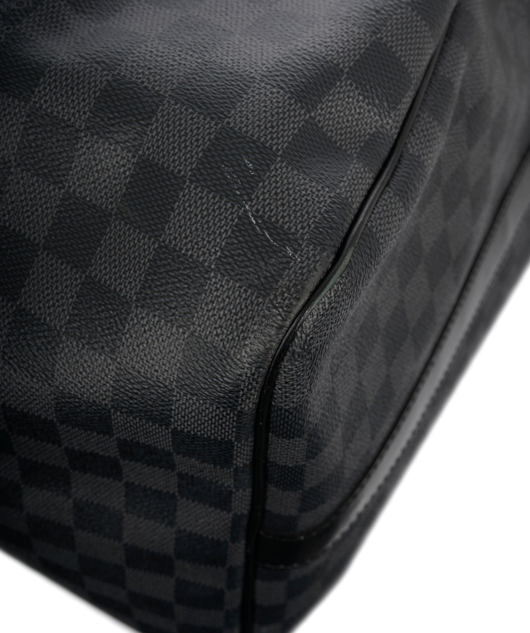 Louis Vuitton Louis Vuitton Damier Graphite Coated Canvas Keepall Bandoulière 55 ABC0411