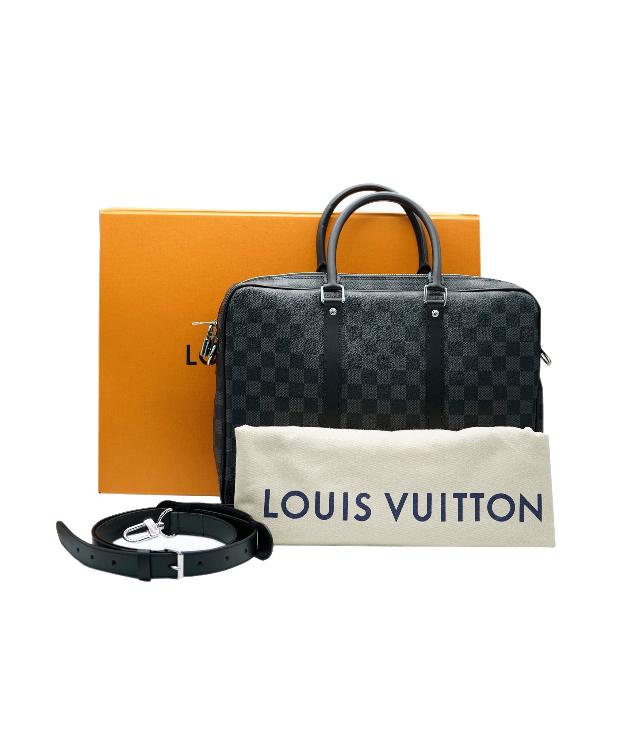 Louis Vuitton Louis Vuitton Damier Graphite Porte - Documents Voyage ASC2306