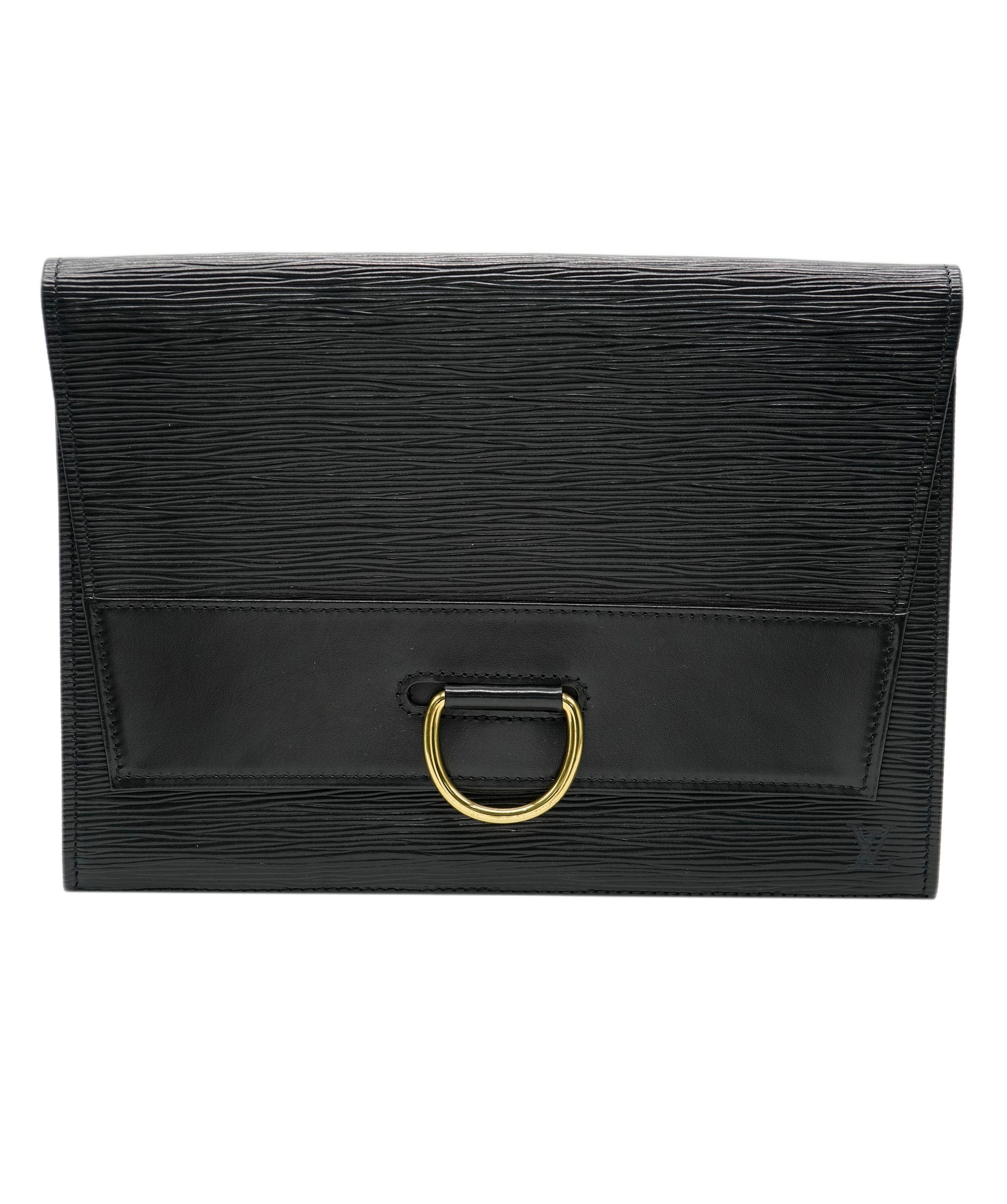 Louis Vuitton Louis vuitton Epi Leather Black Clutch  ALC0906