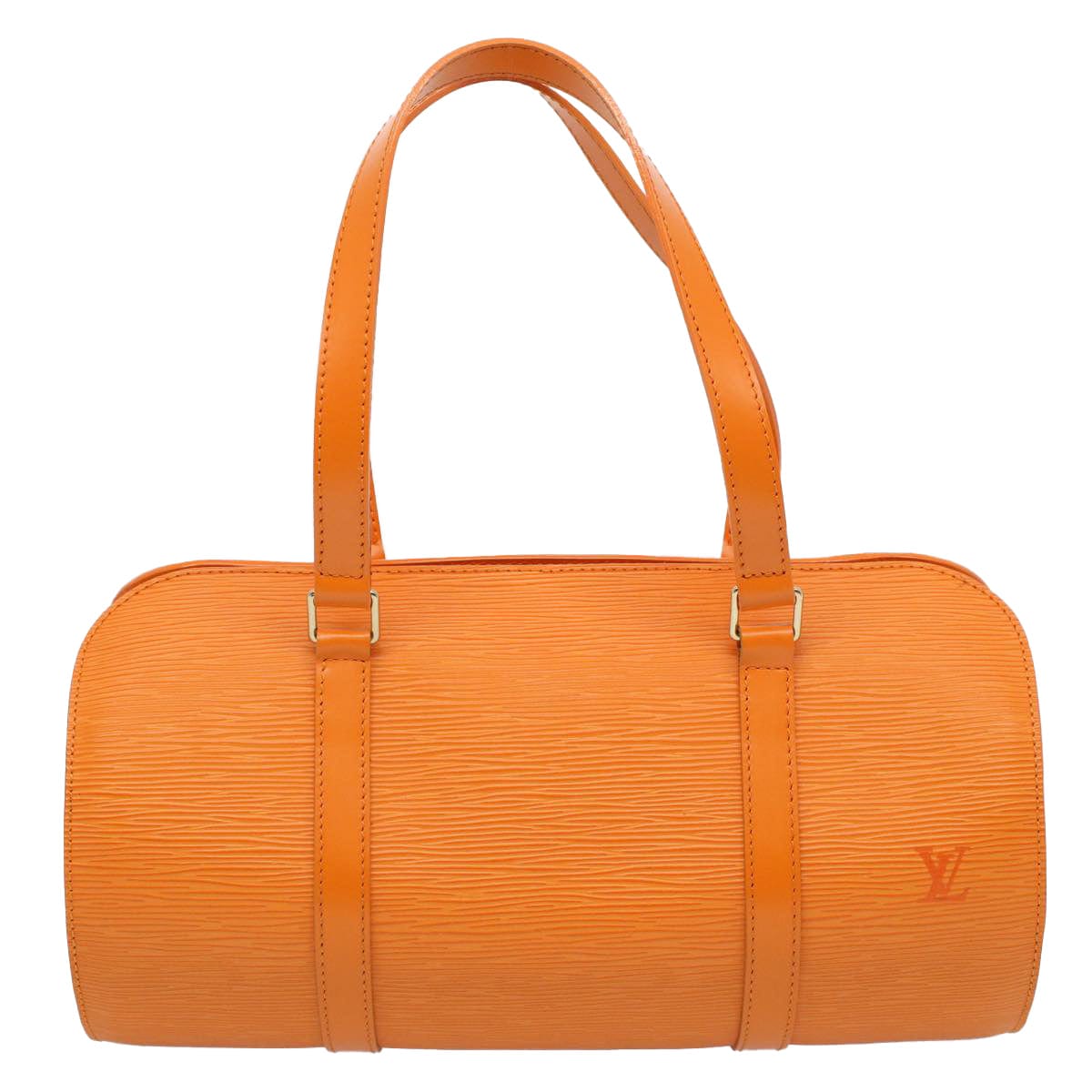 Louis Vuitton Louis Vuitton Epi Soufflot Hand Bag Orange Mandarin M5222H LV Auth 59216A AJCSC1081