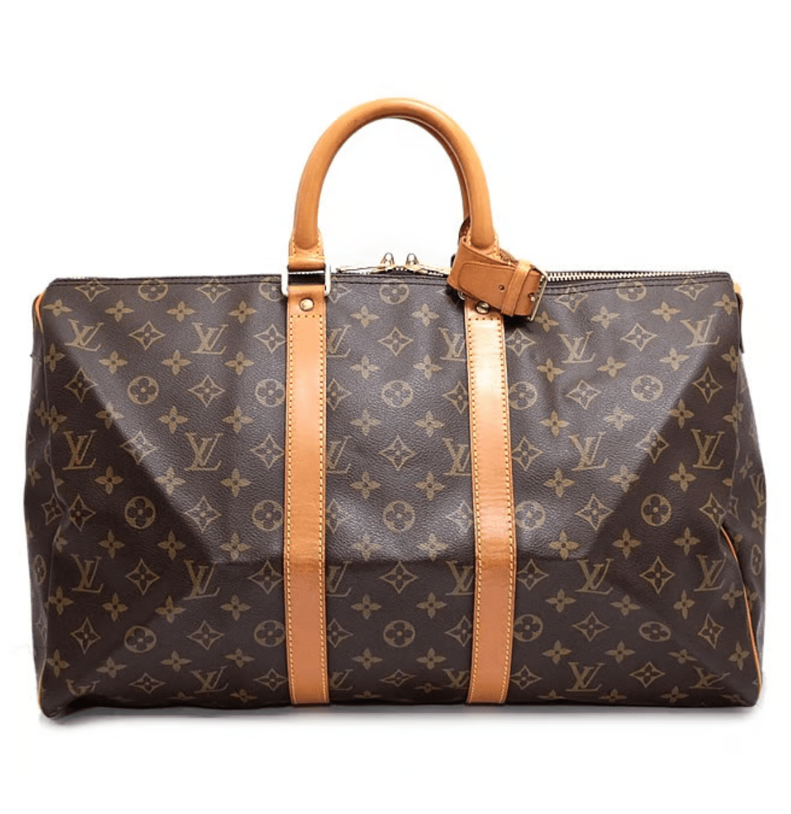 Louis Vuitton Louis Vuitton Keepall 45 Monogram Canvas Boston Handbag Brown M41428