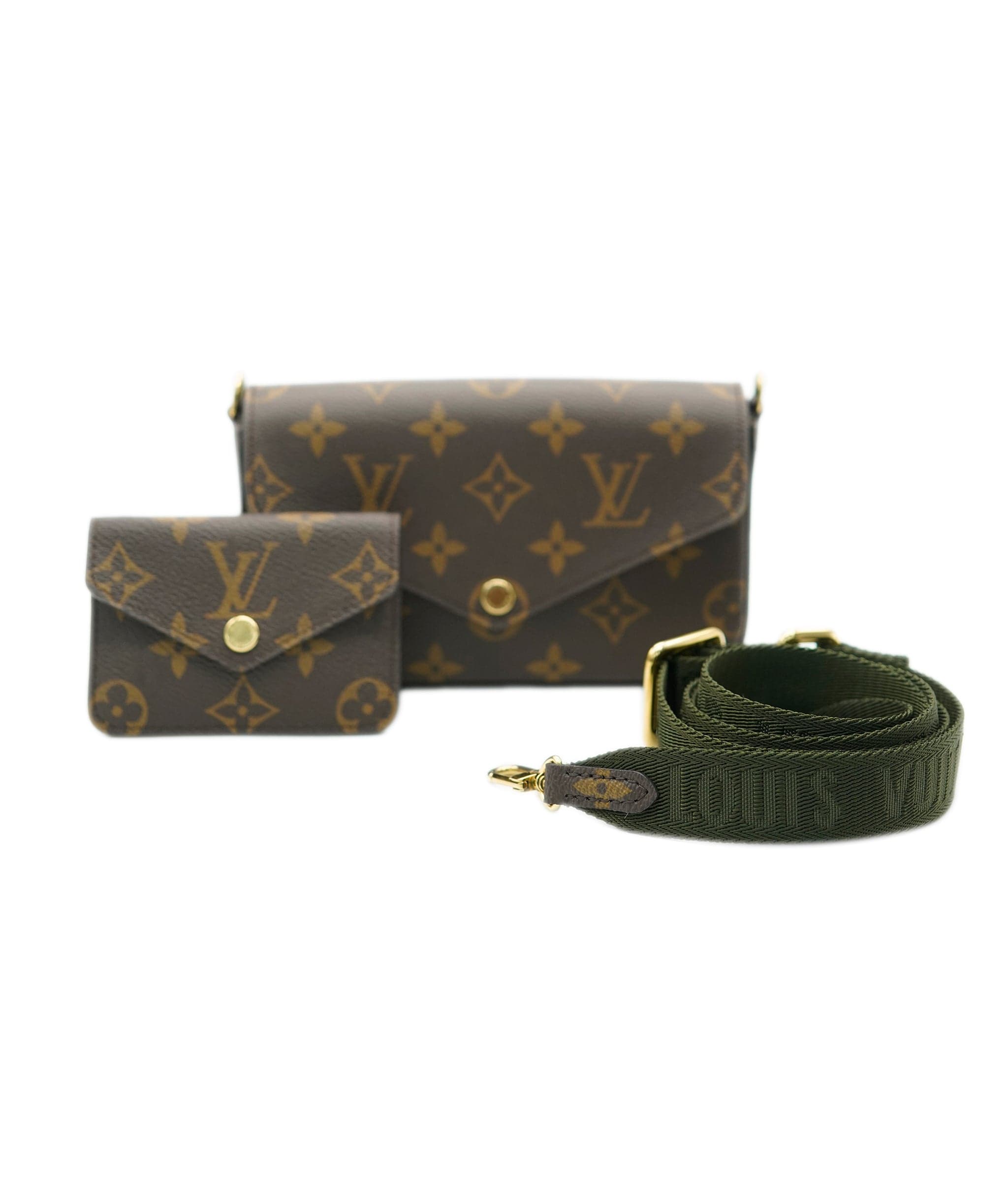 Louis Vuitton Louis Vuitton Monogram Canvas Felicie Strap & Go ABC0950