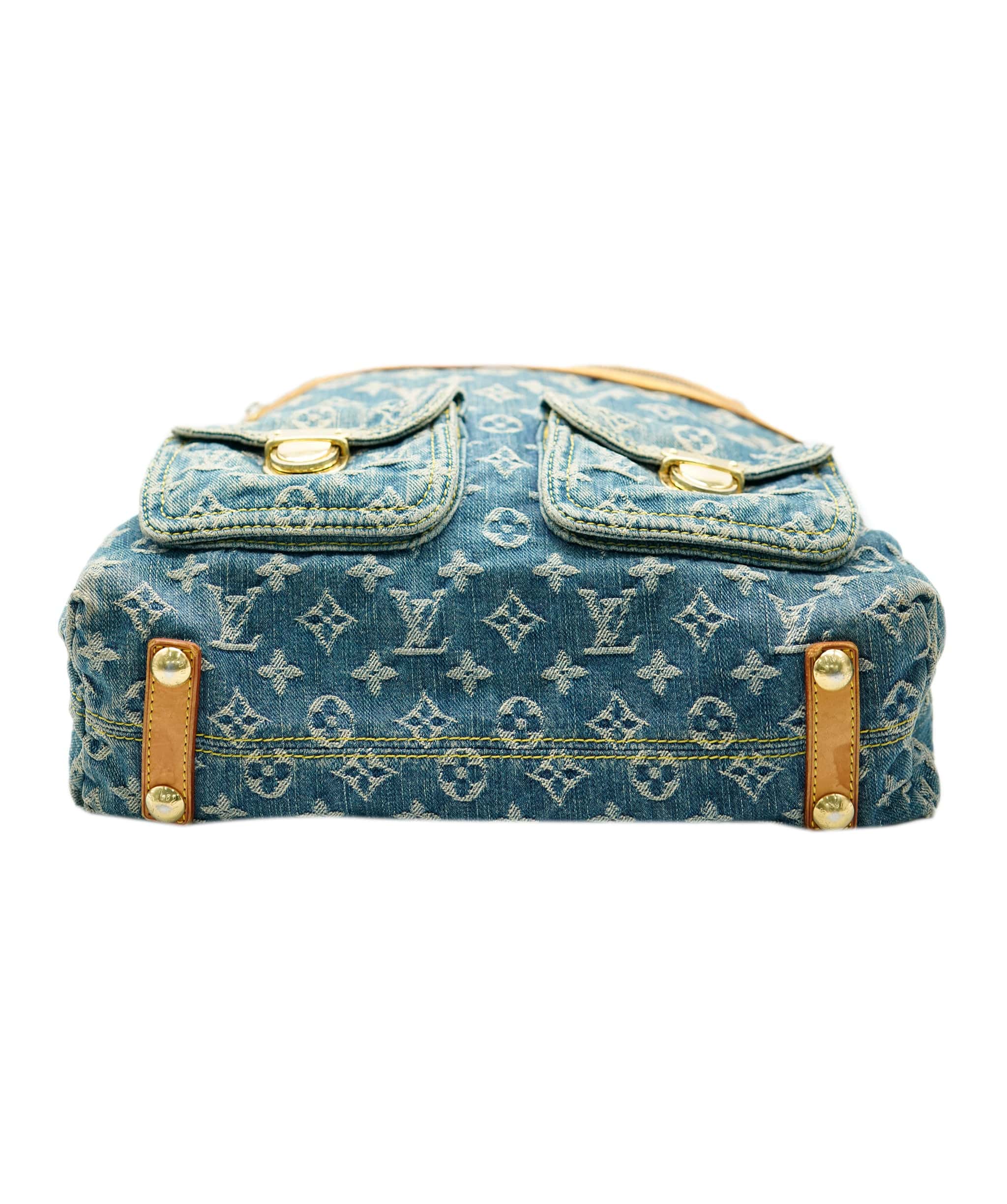 Louis Vuitton Louis Vuitton Monogram Denim Buggy GM Shoulder Bag ASL8061