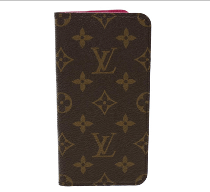 Louis Vuitton LOUIS VUITTON Monogram Folio iPhone 8 Plus Case M63401 LV Auth ki2908 ASC2566