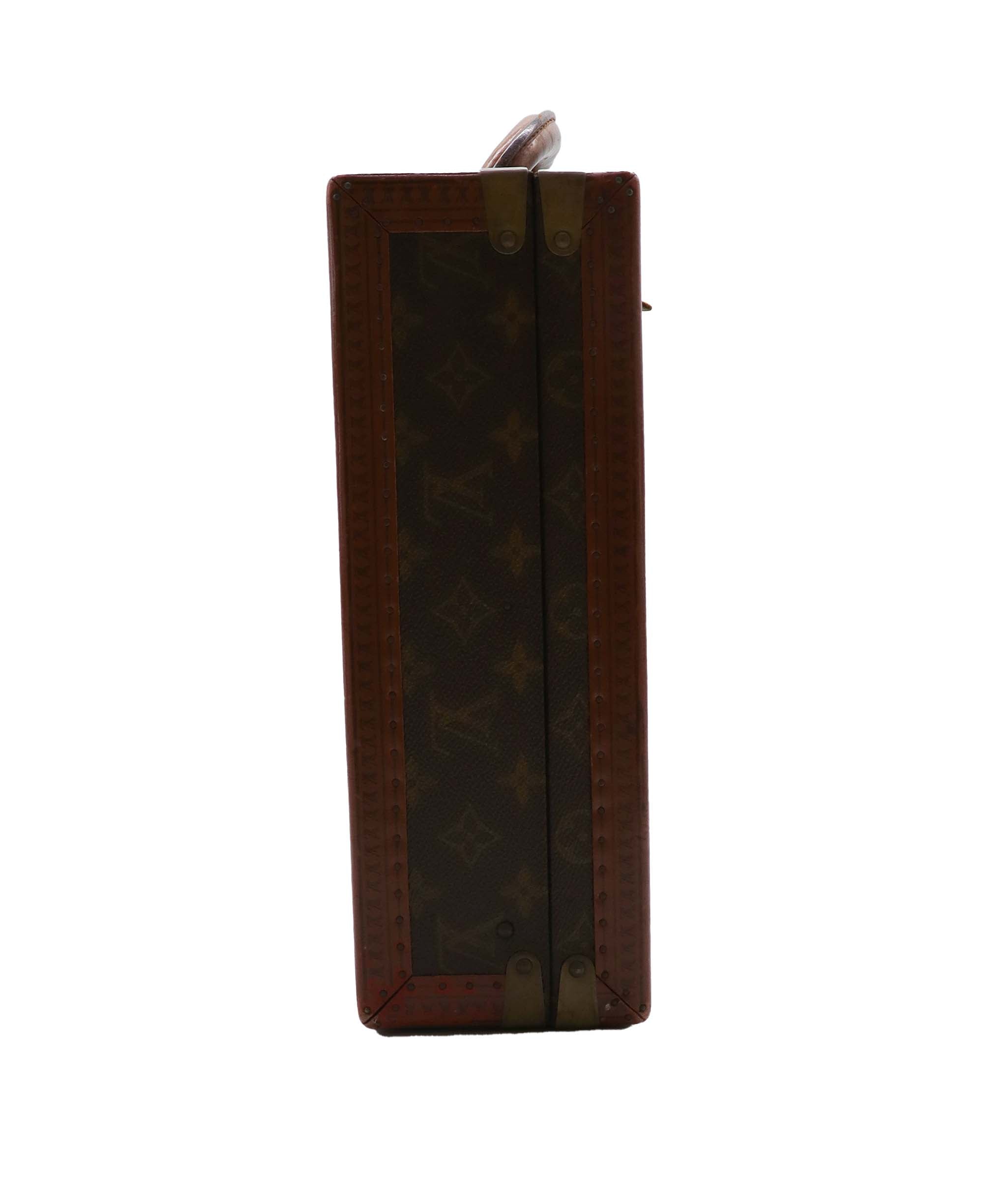 Louis Vuitton LOUIS VUITTON Monogram President Attache Case Vintage LV Auth 22458A DXBV0054