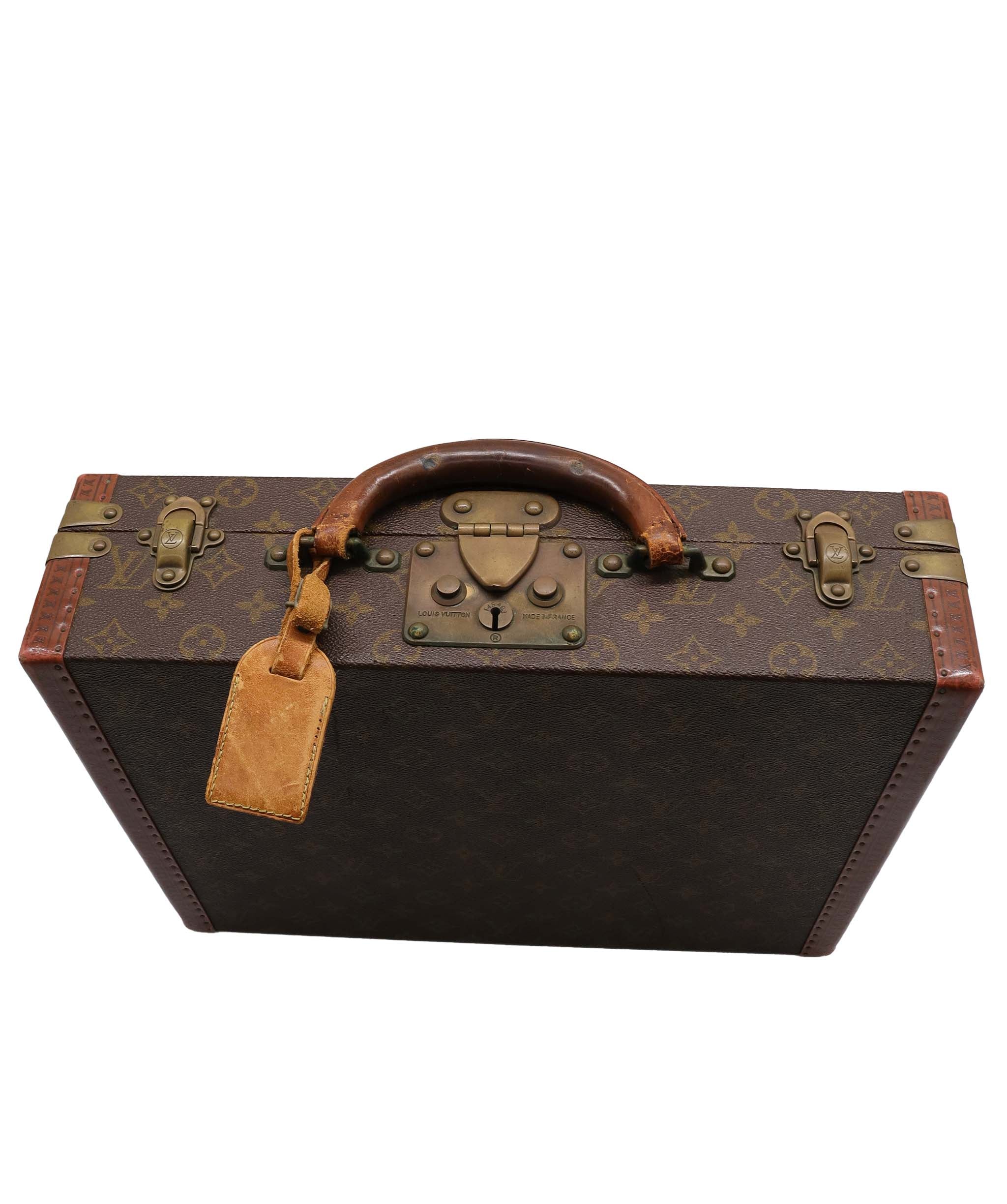 Louis Vuitton LOUIS VUITTON Monogram President Attache Case Vintage LV Auth 22458A DXBV0054