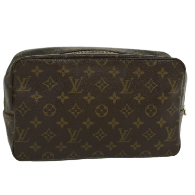 Louis Vuitton LOUIS VUITTON Monogram Trousse Toilette 28 Clutch Bag M47522 LV Auth 43622 ASC3059