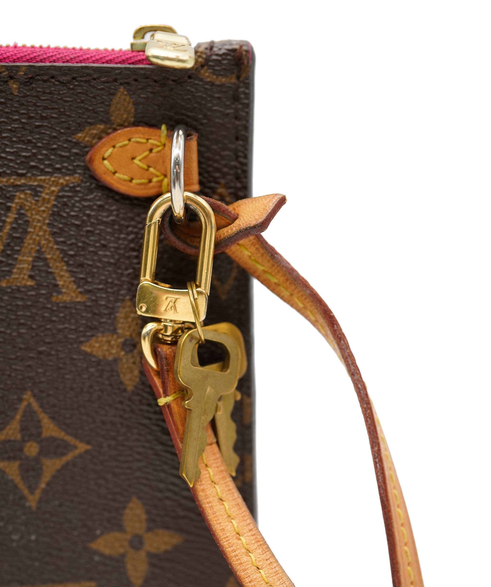 Louis Vuitton Louis Vuitton Monogram wristlet pochette ASC4291