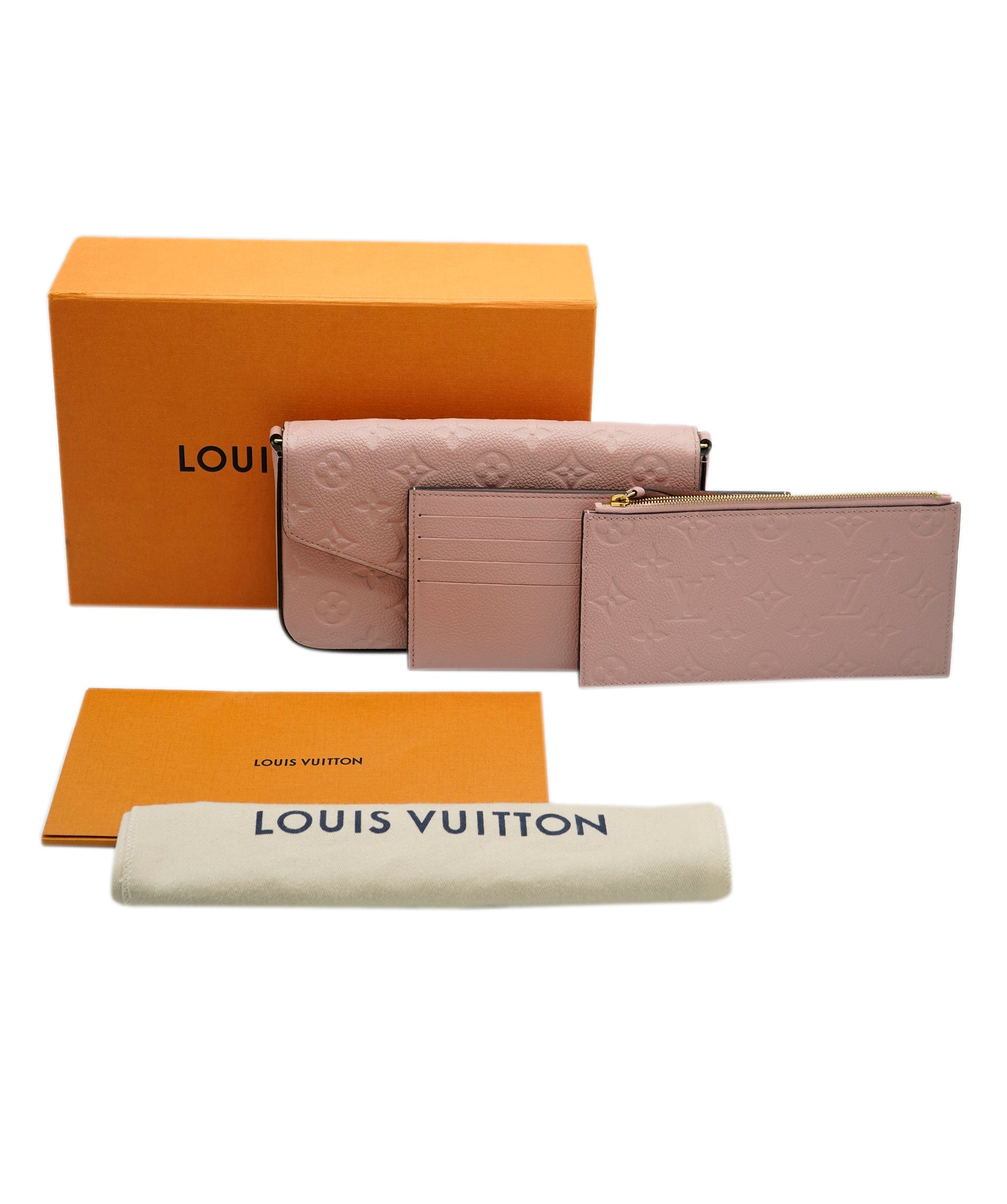 Louis Vuitton Louis Vuitton Pink Empreinte Pochette Felicie ASC2131