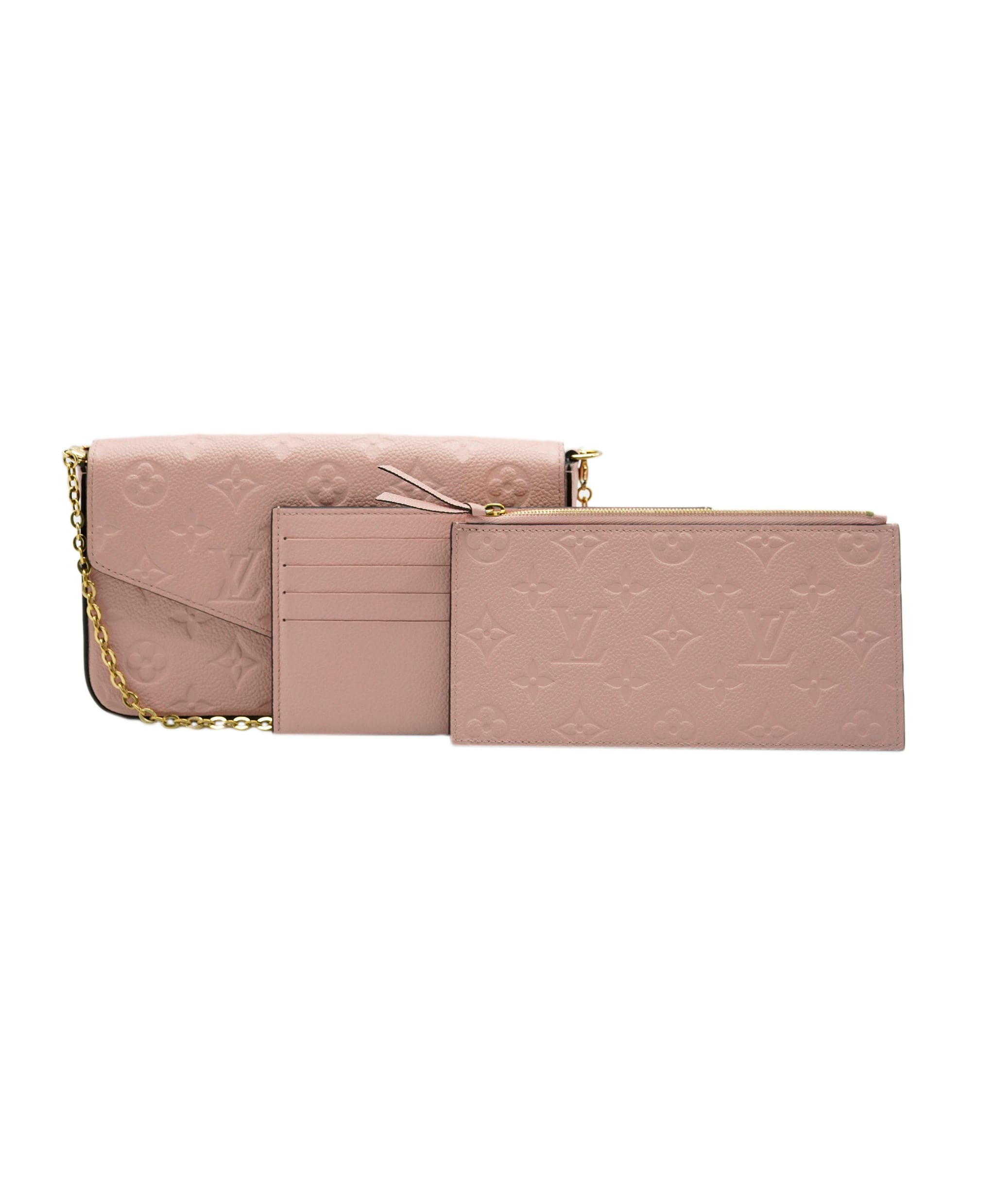 Louis Vuitton Louis Vuitton Pink Empreinte Pochette Felicie ASC2131