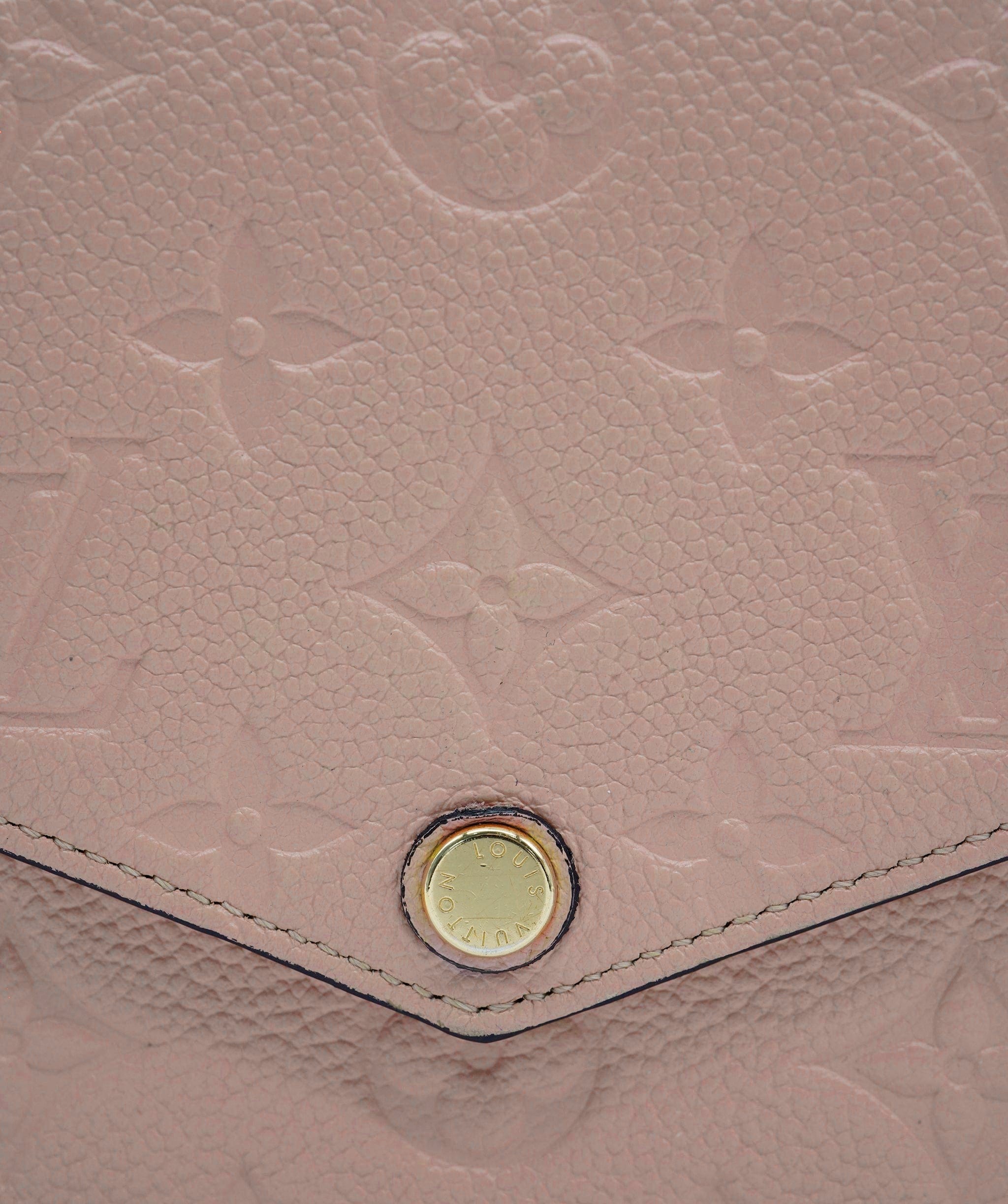 Louis Vuitton Louis Vuitton Pink Empreinte Pochette Felicie ASC2131