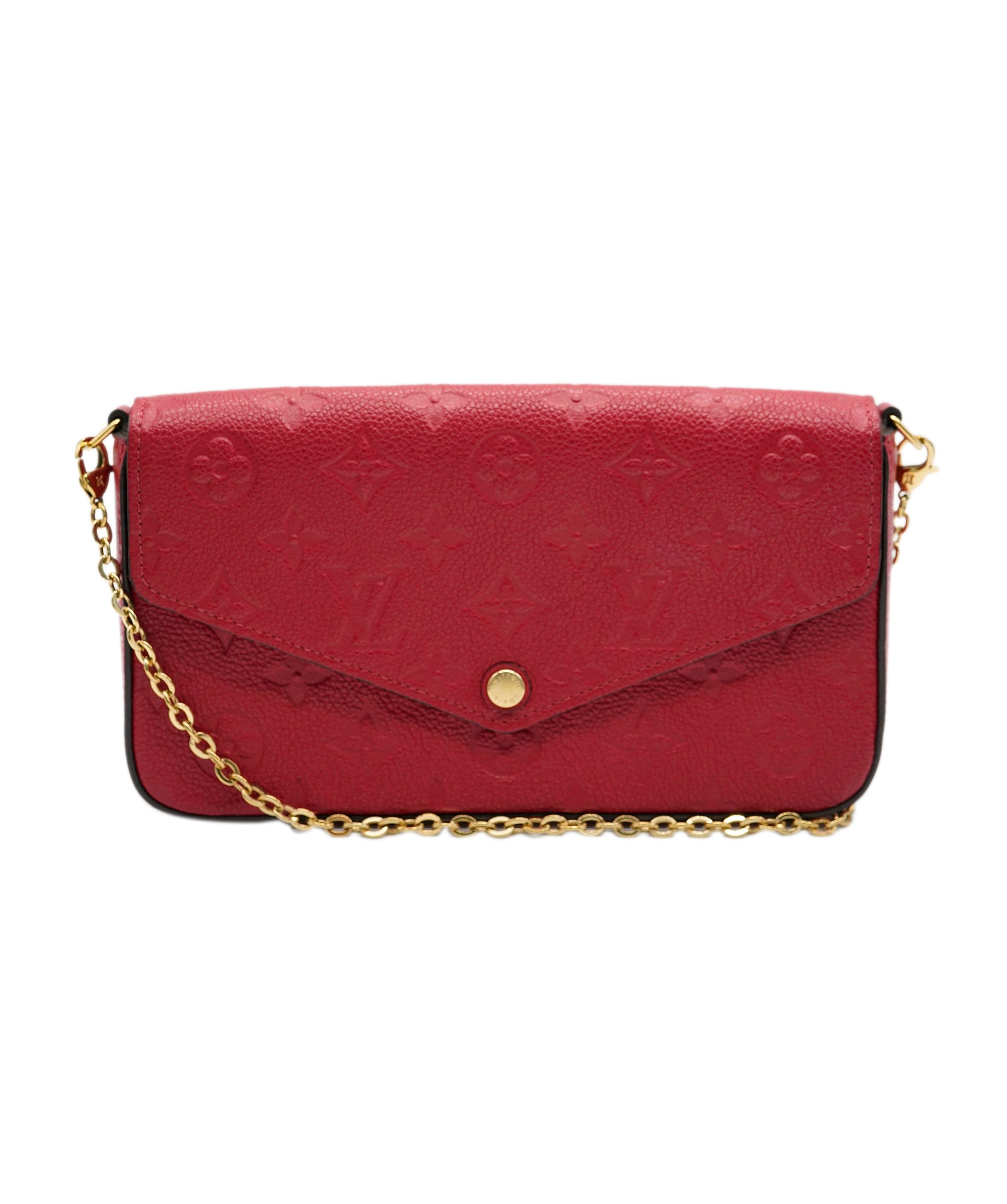 Louis Vuitton Louis Vuitton Scarlet Red Monogram Empreinte Félicie Pochette 132272