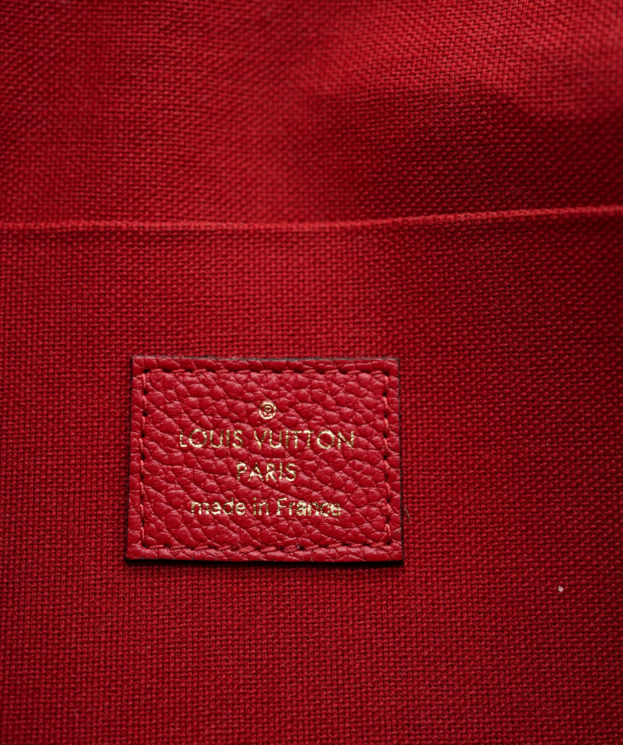 Louis Vuitton Louis Vuitton Scarlet Red Monogram Empreinte Félicie Pochette 132272