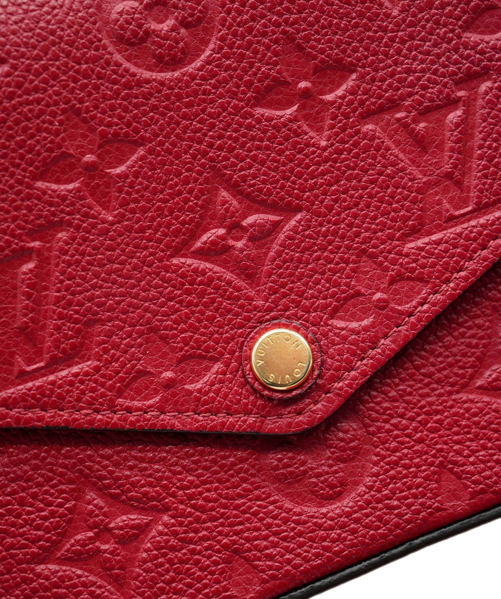 Louis Vuitton Louis Vuitton Scarlet Red Monogram Empreinte Félicie Pochette 132272