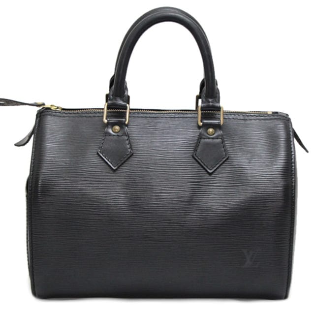 Louis Vuitton Louis Vuitton Speedy 25 Epi Leather Handbag Black M59032 #63556 AJCSC1269