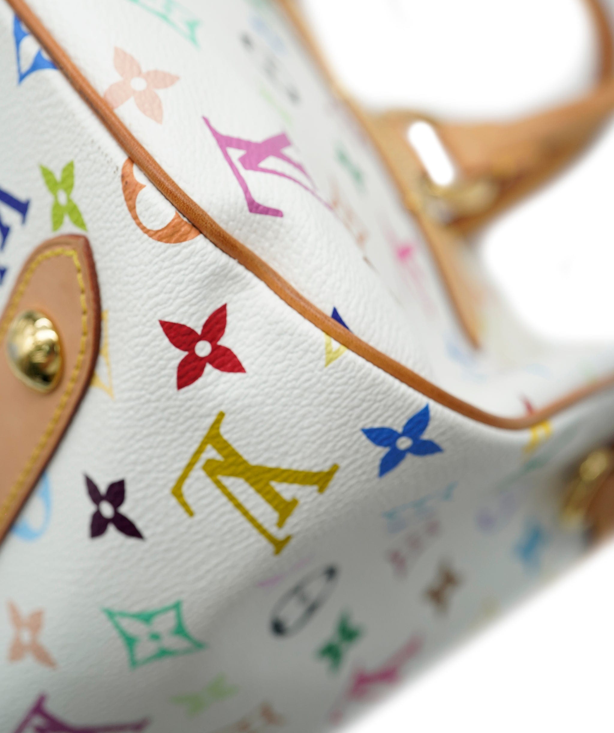 Louis Vuitton Louis Vuitton White Multicolore Monogram Rita ASC2107