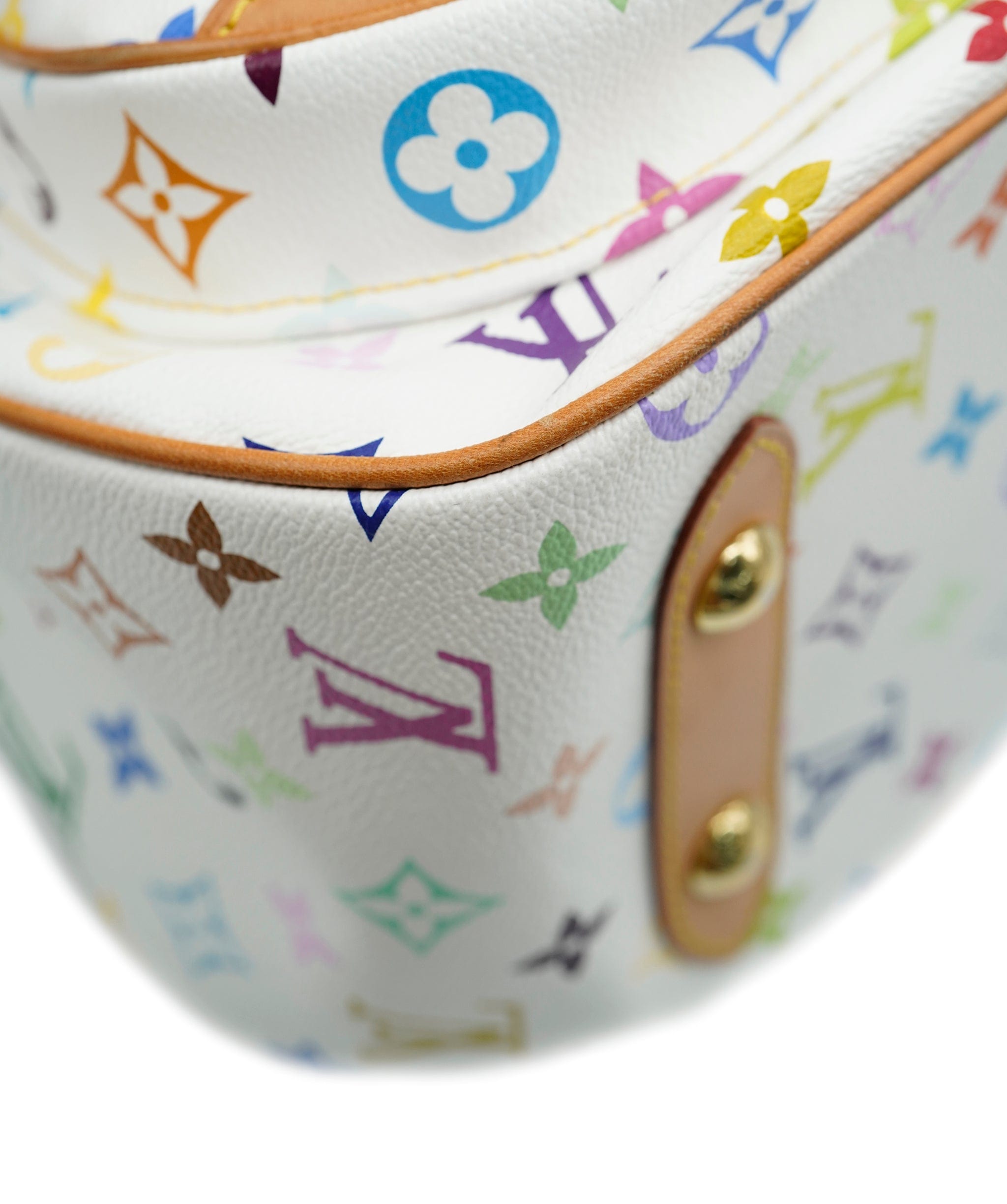 Louis Vuitton Louis Vuitton White Multicolore Monogram Rita ASC2107