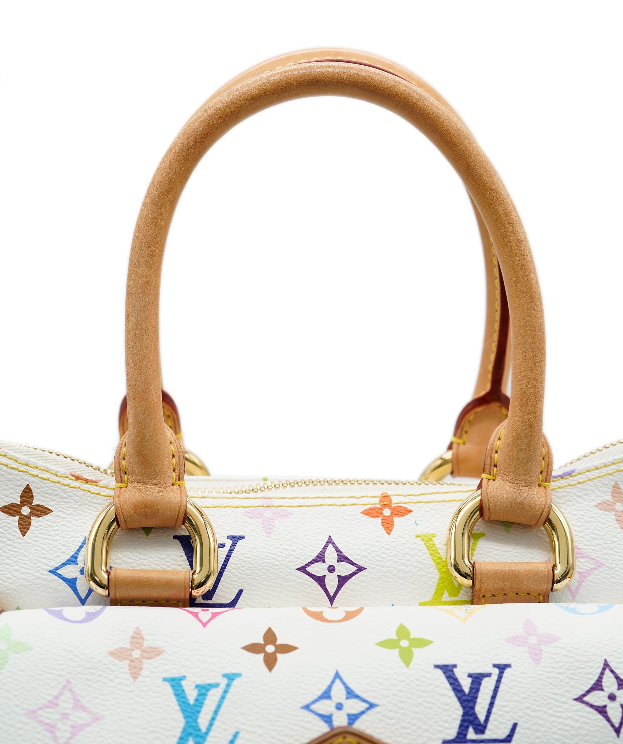 Louis Vuitton Louis Vuitton White Multicolore Monogram Rita ASC2107