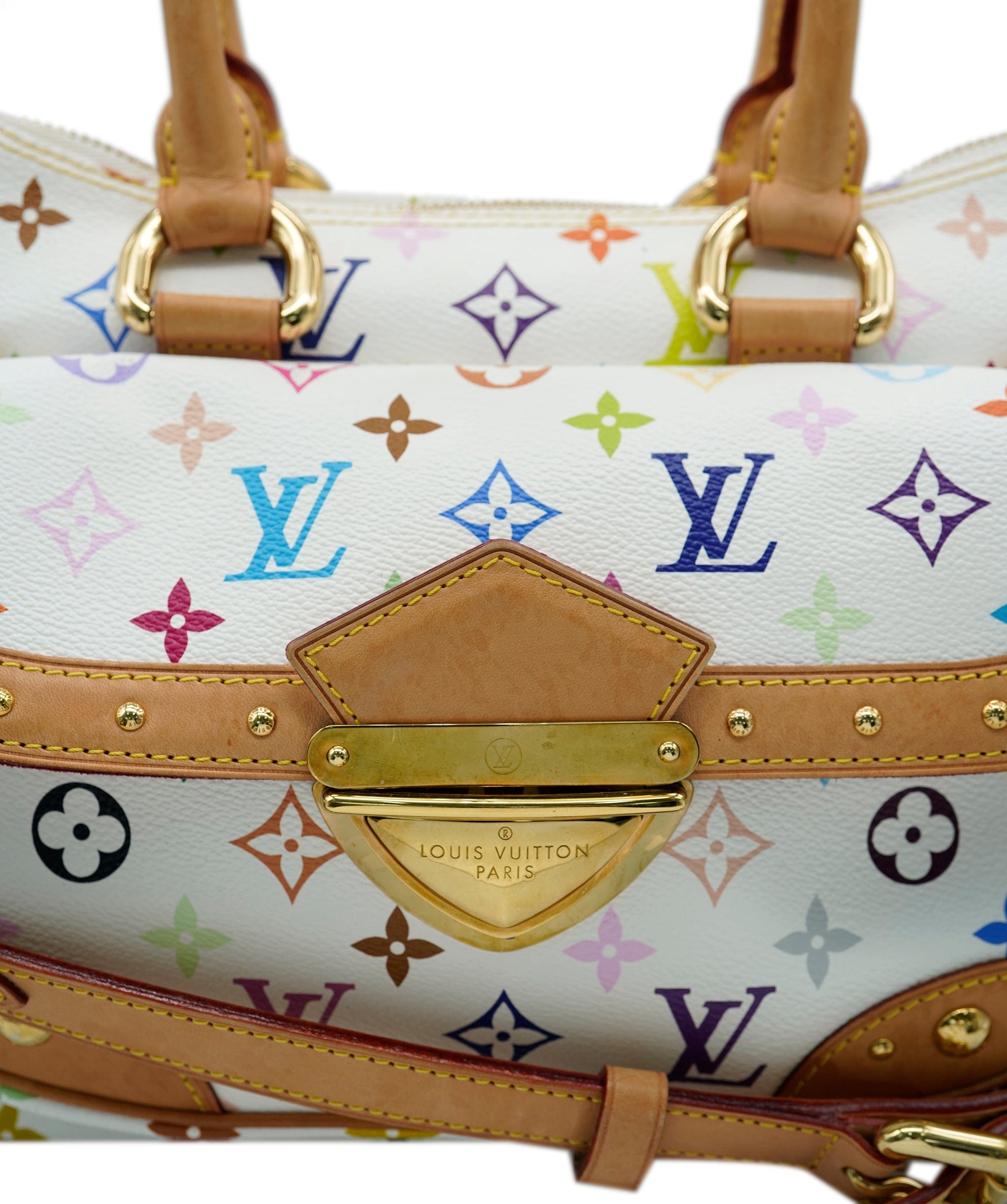 Louis Vuitton Louis Vuitton White Multicolore Monogram Rita ASC2107