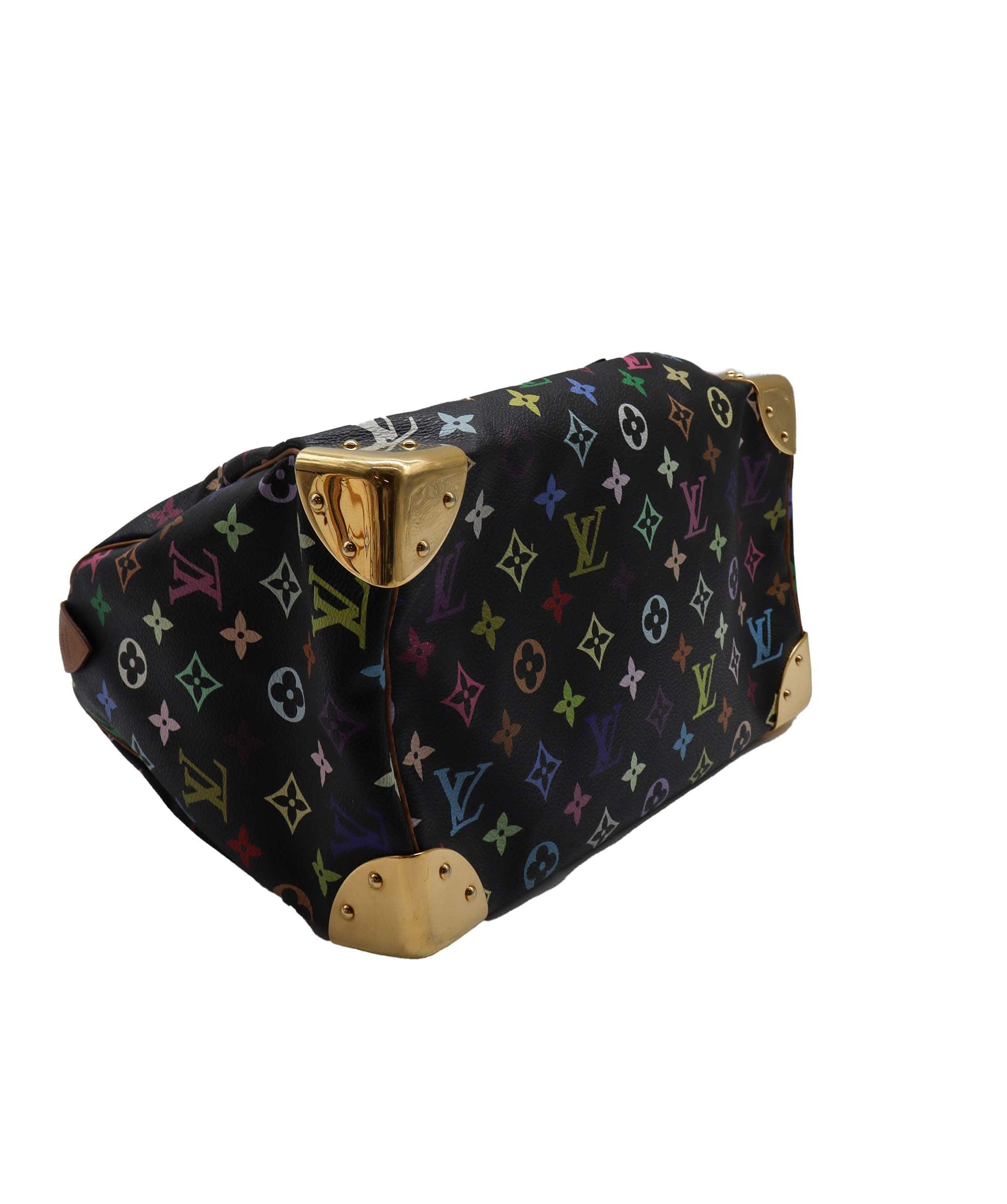 Louis Vuitton Louis Vuitton x Murakami Speedy Black Multicoloure Monogram Canvas  SKC1880